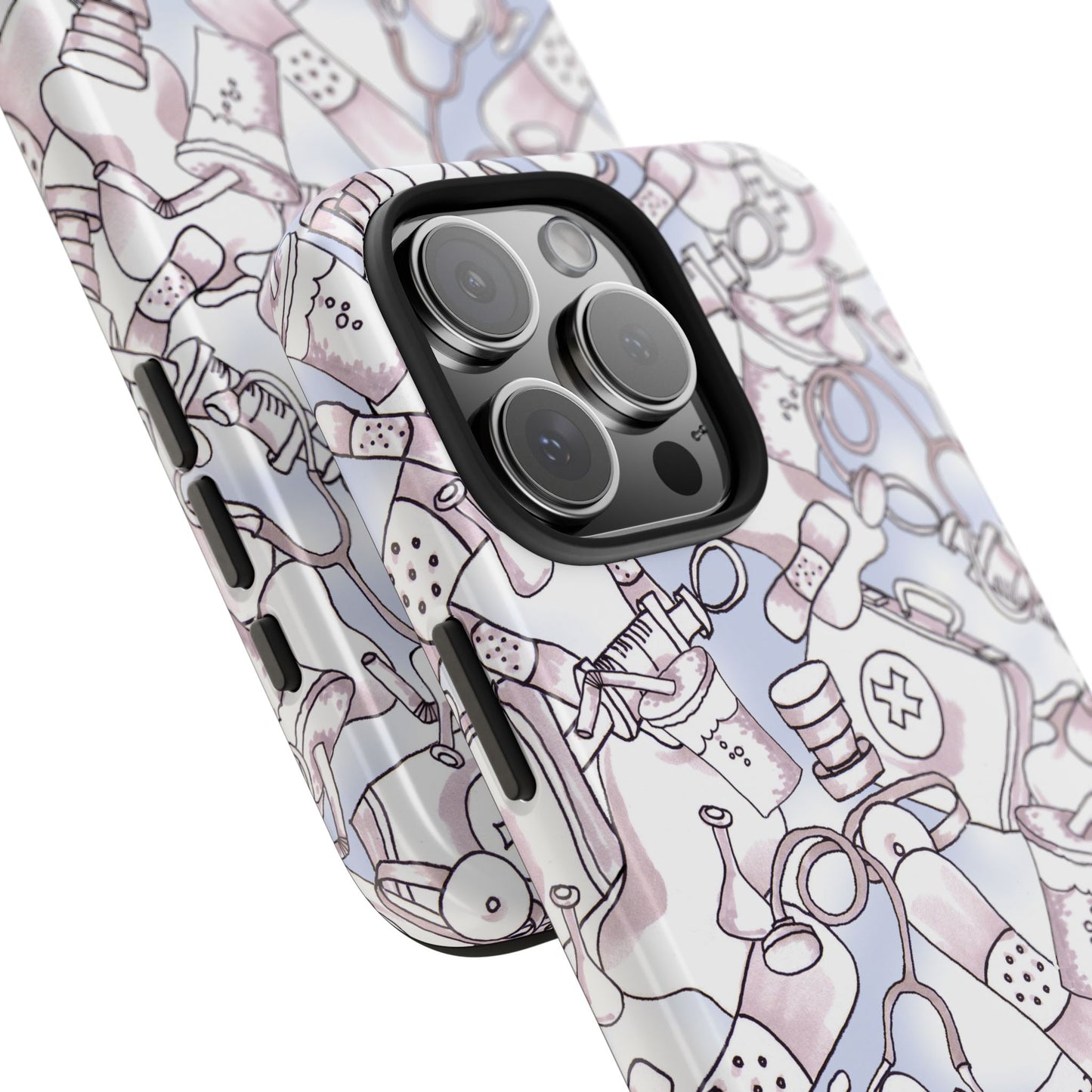 Med Stuff Blue Phone Case