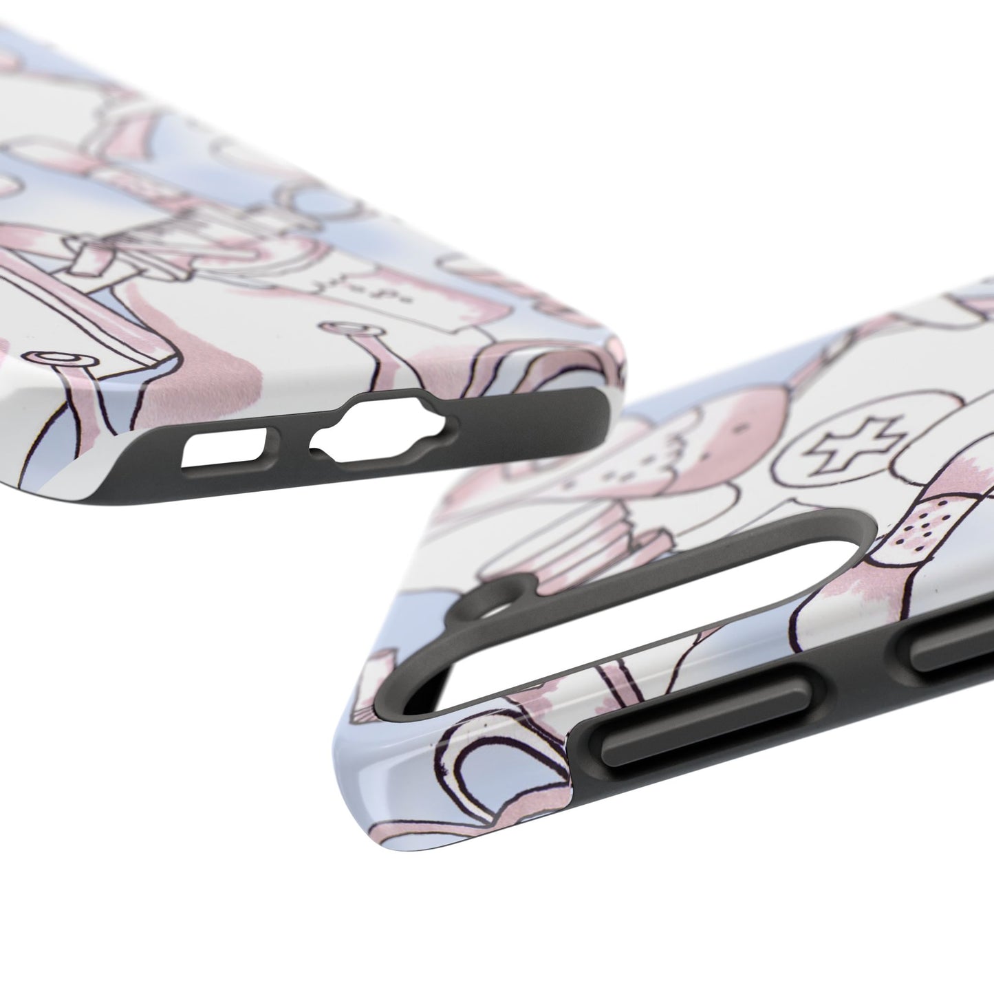 Med Stuff Blue Phone Case