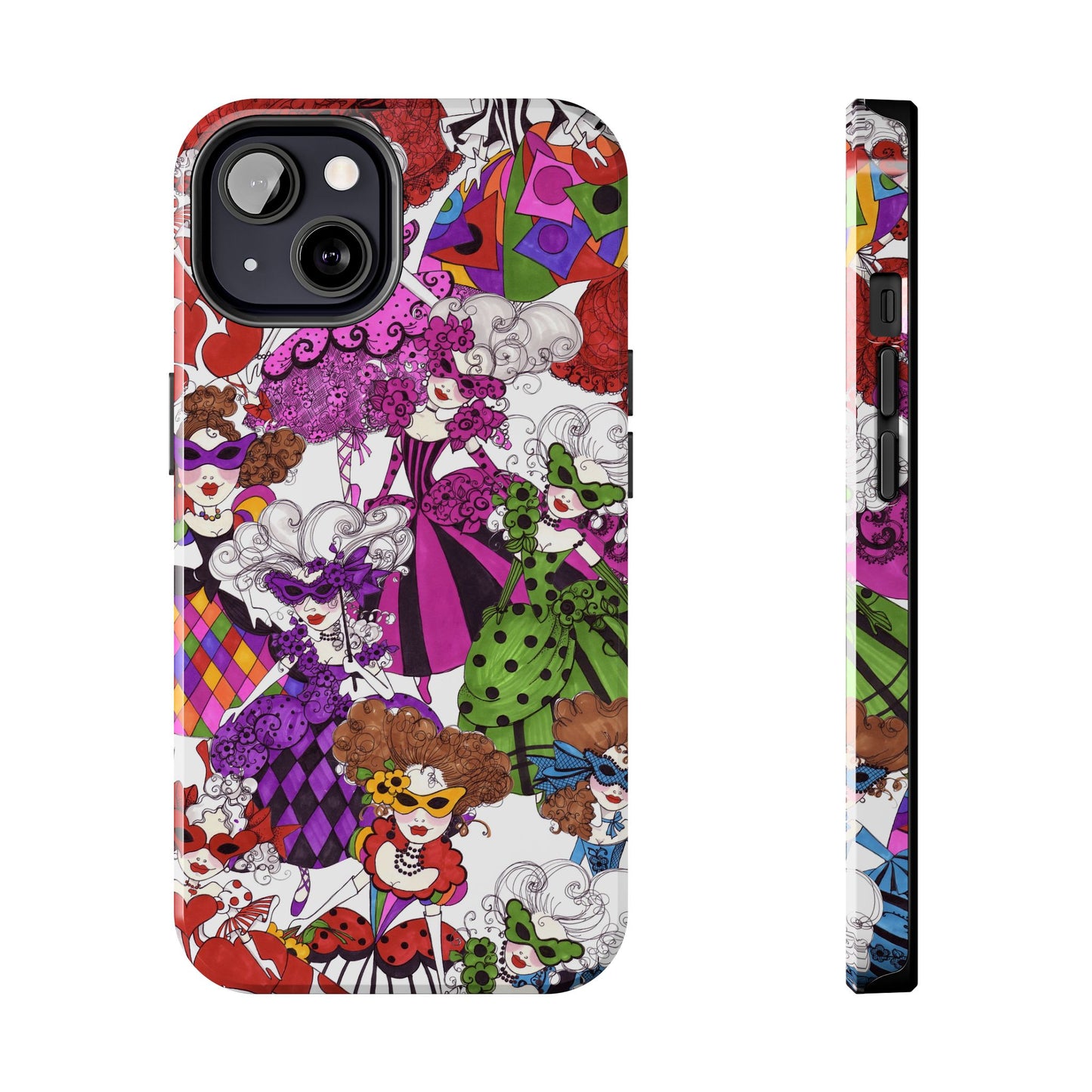 Crowded Dance Floor White Phone Case