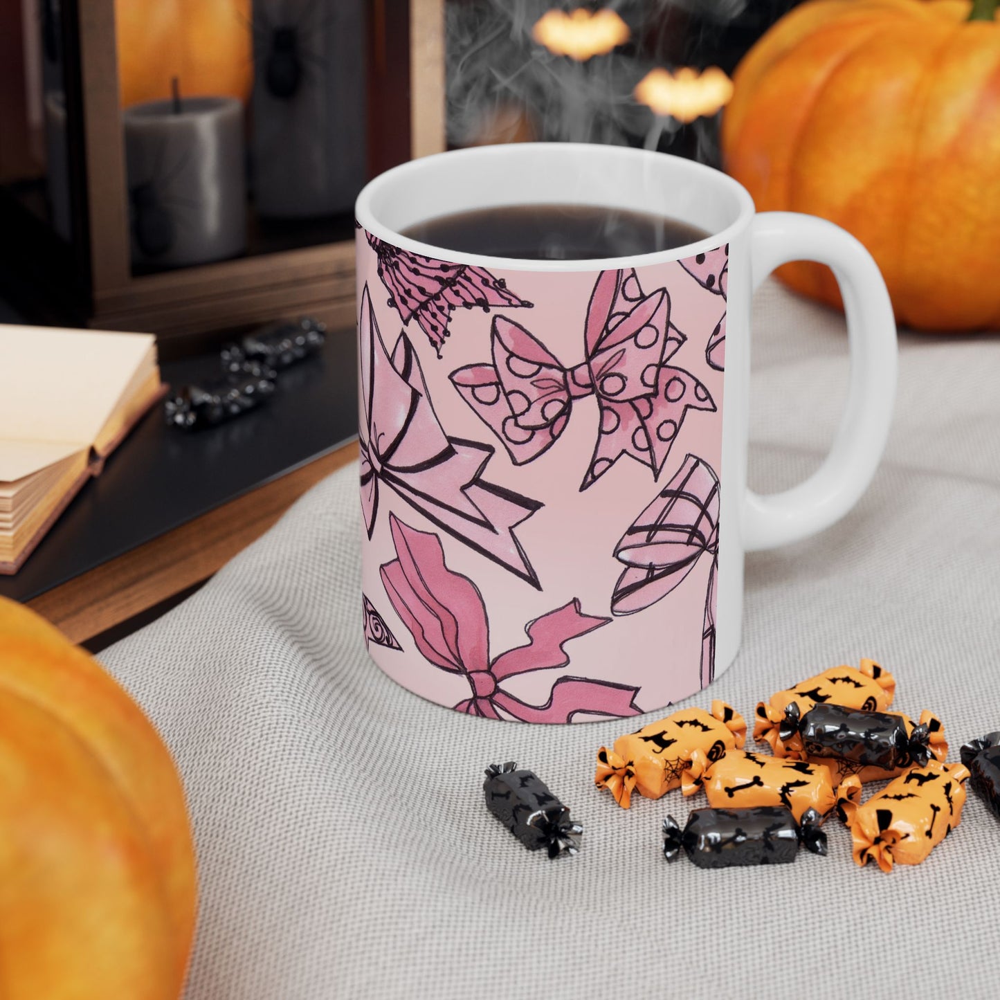 Blushing Bows Pink Sky Cup