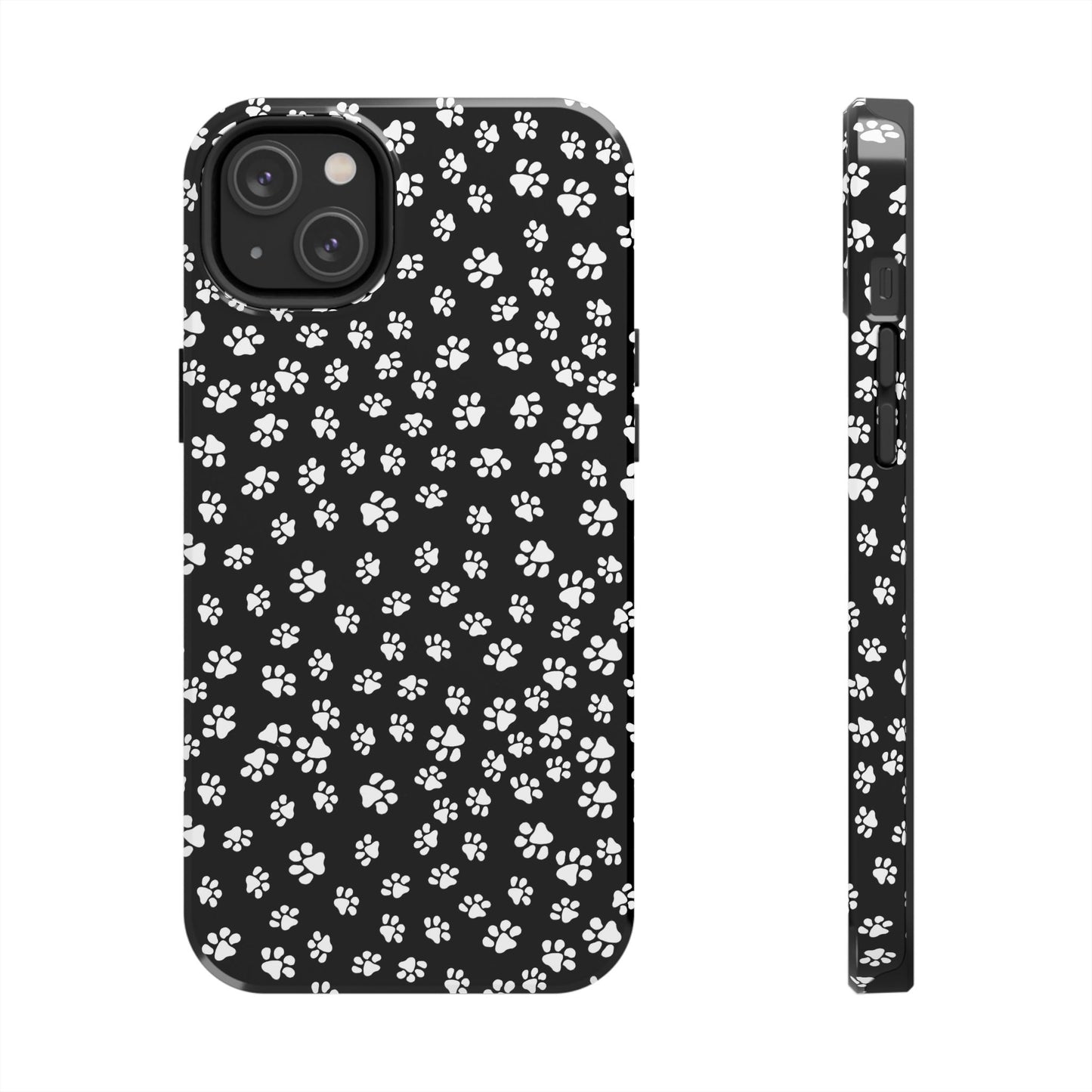 Little Paws Black / White Phone Case