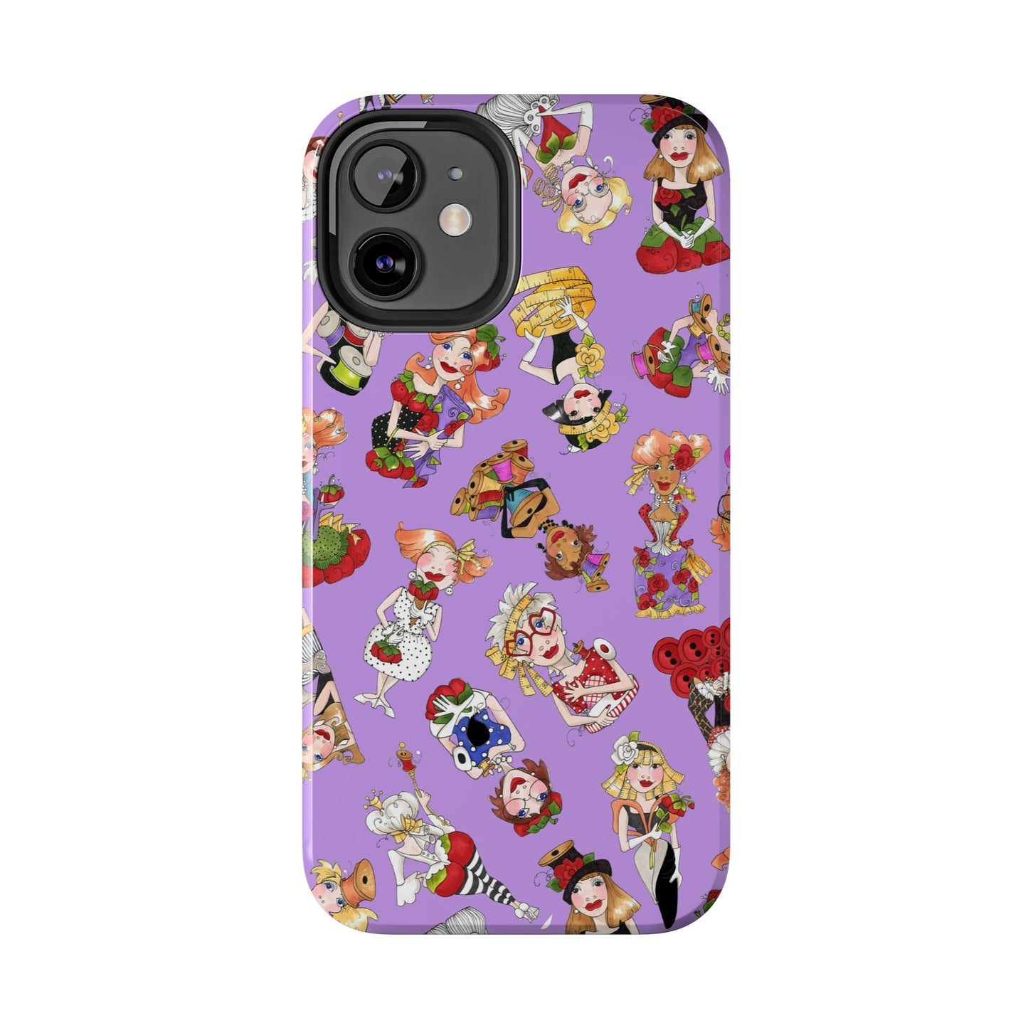 Curious Toss Purple Phone Case