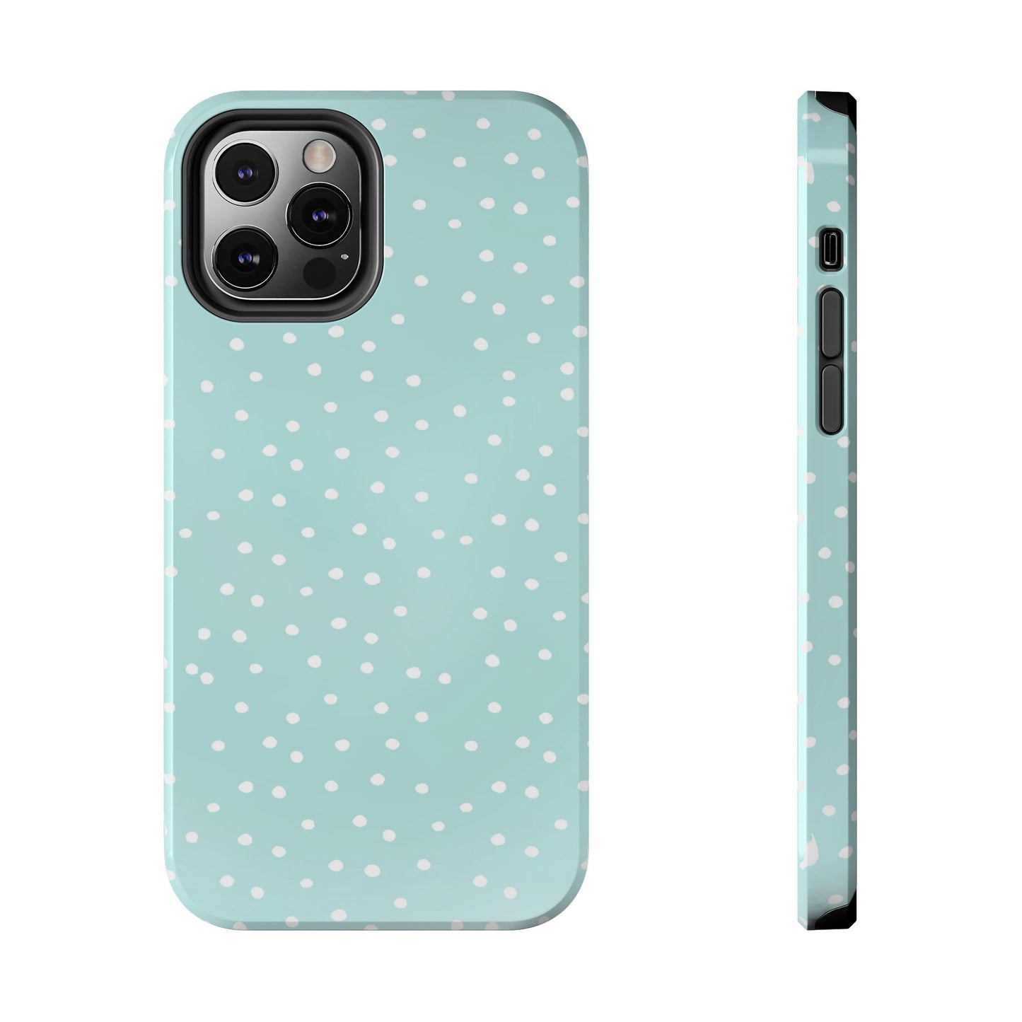 Petite Dots Seafoam / White Phone Case