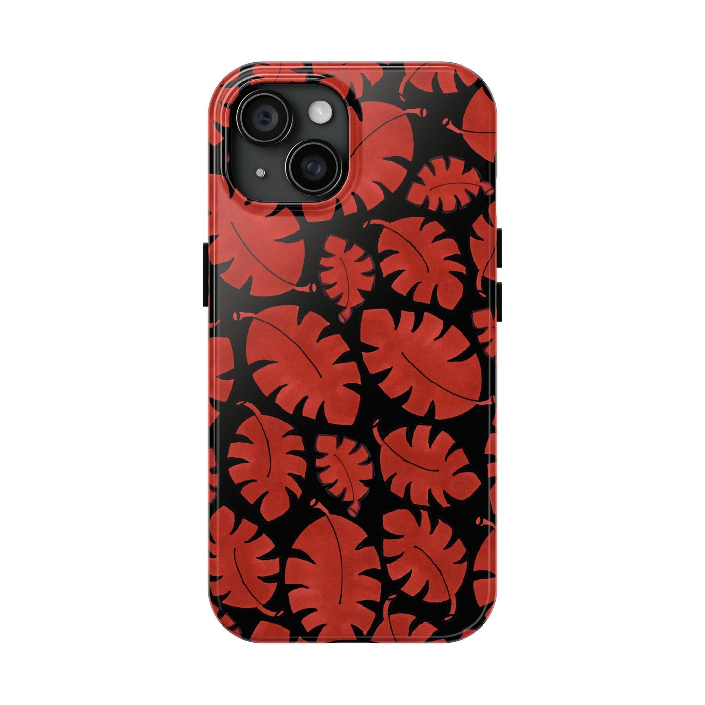 Red Bananas Black Phone Case