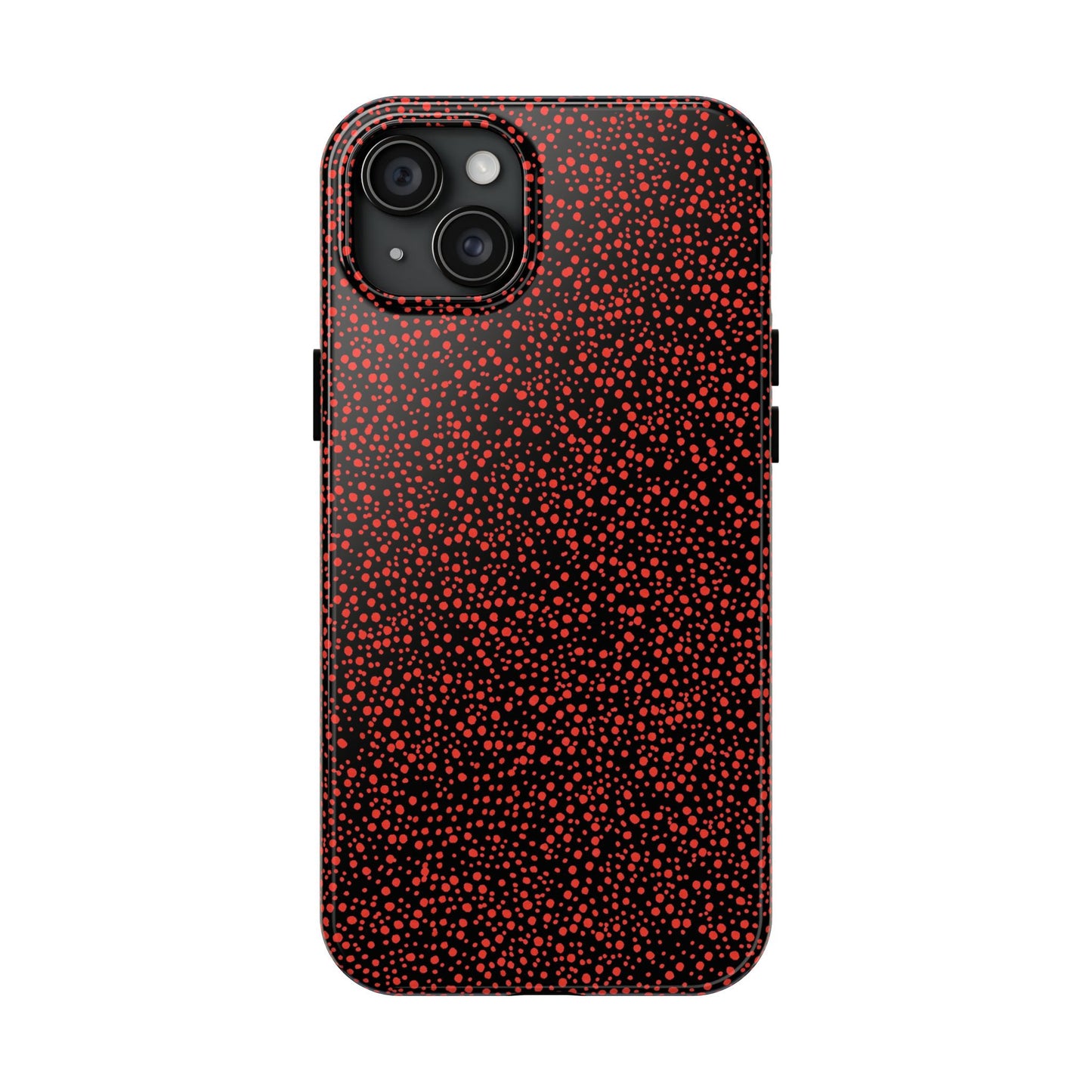 Confetti Red / Black Phone Case