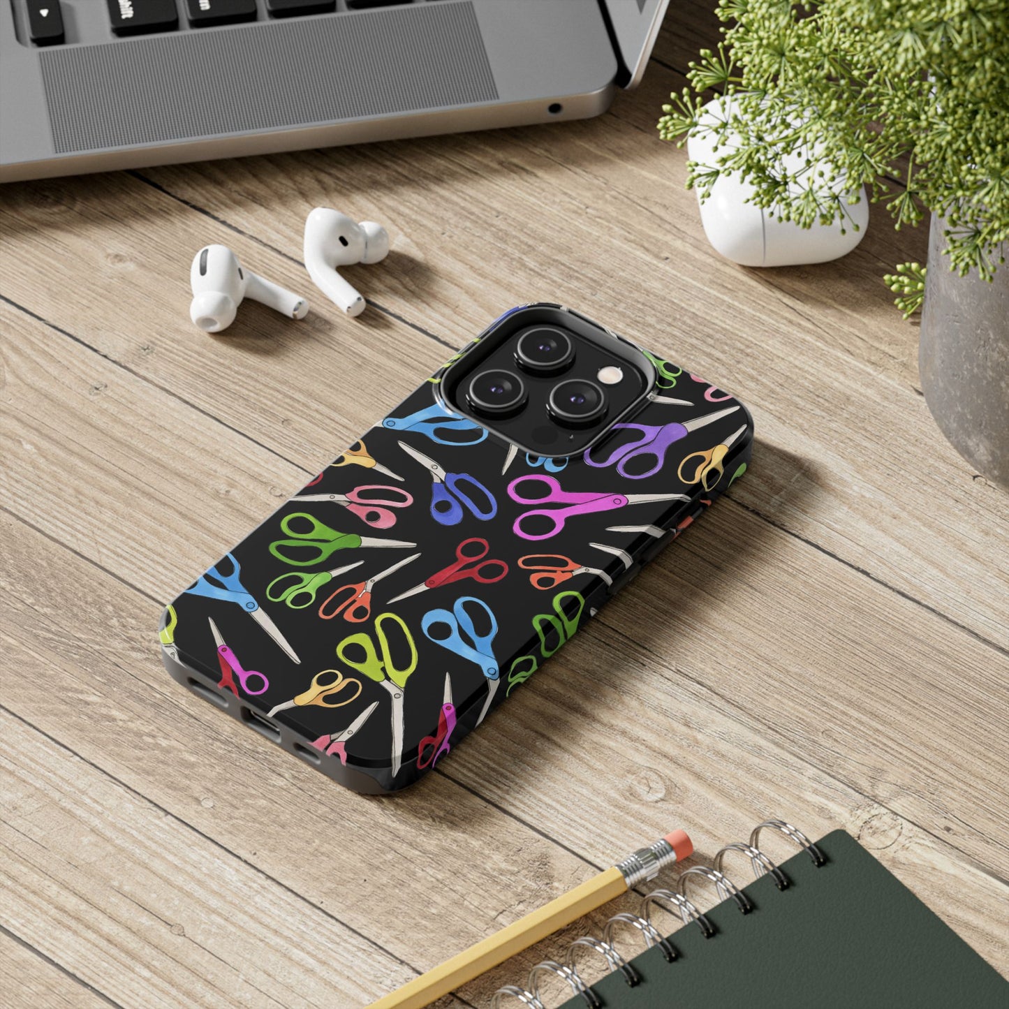 Shear Fun Black Phone Case