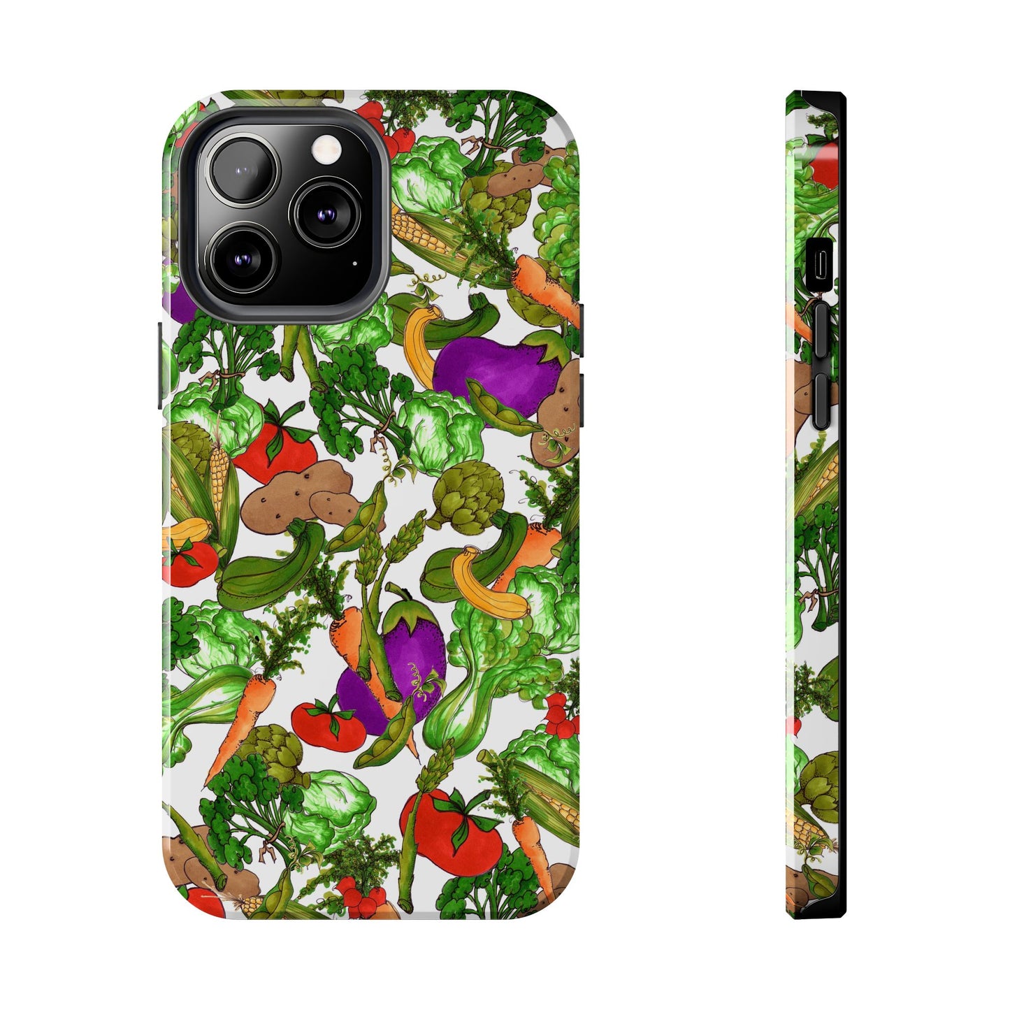 Veggie Jungle White Phone Case