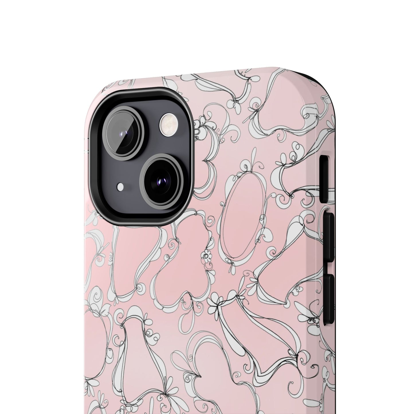 Fancy Frames Pink / White Phone Case