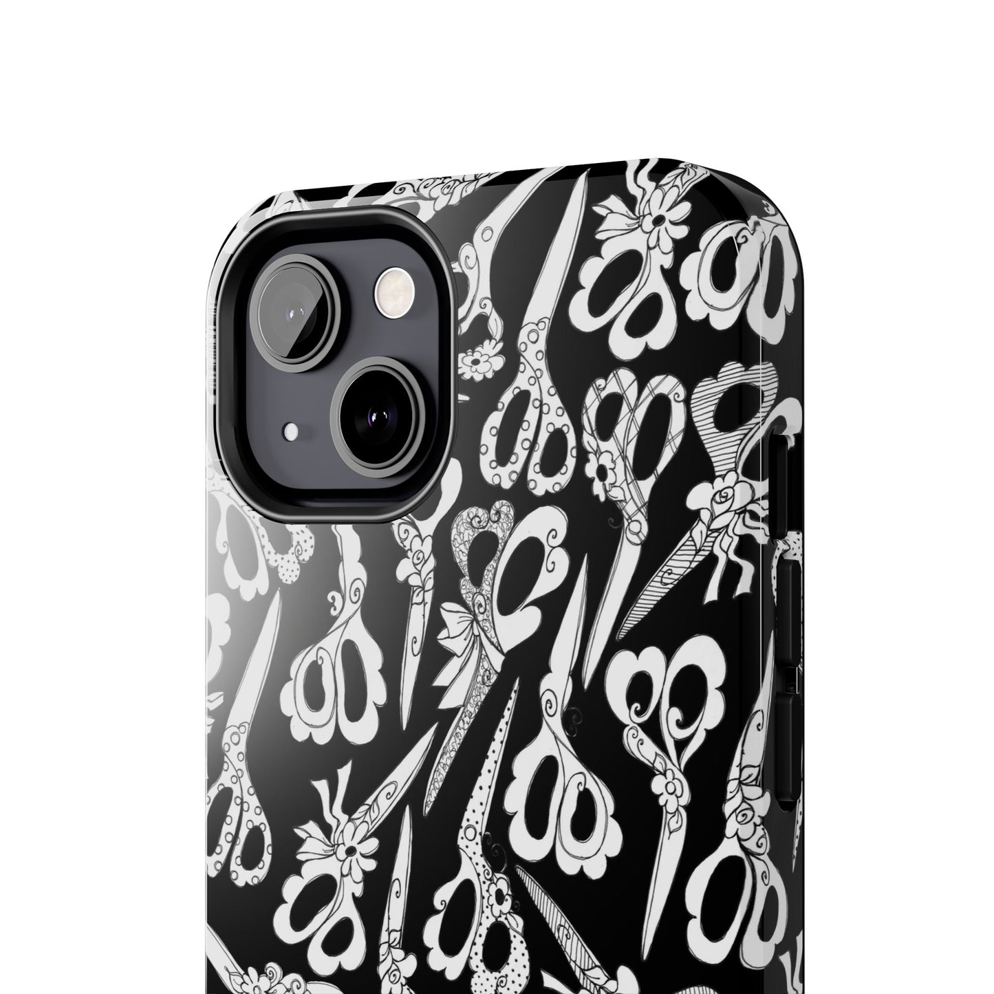 Scissor Blizzard Black Phone Case