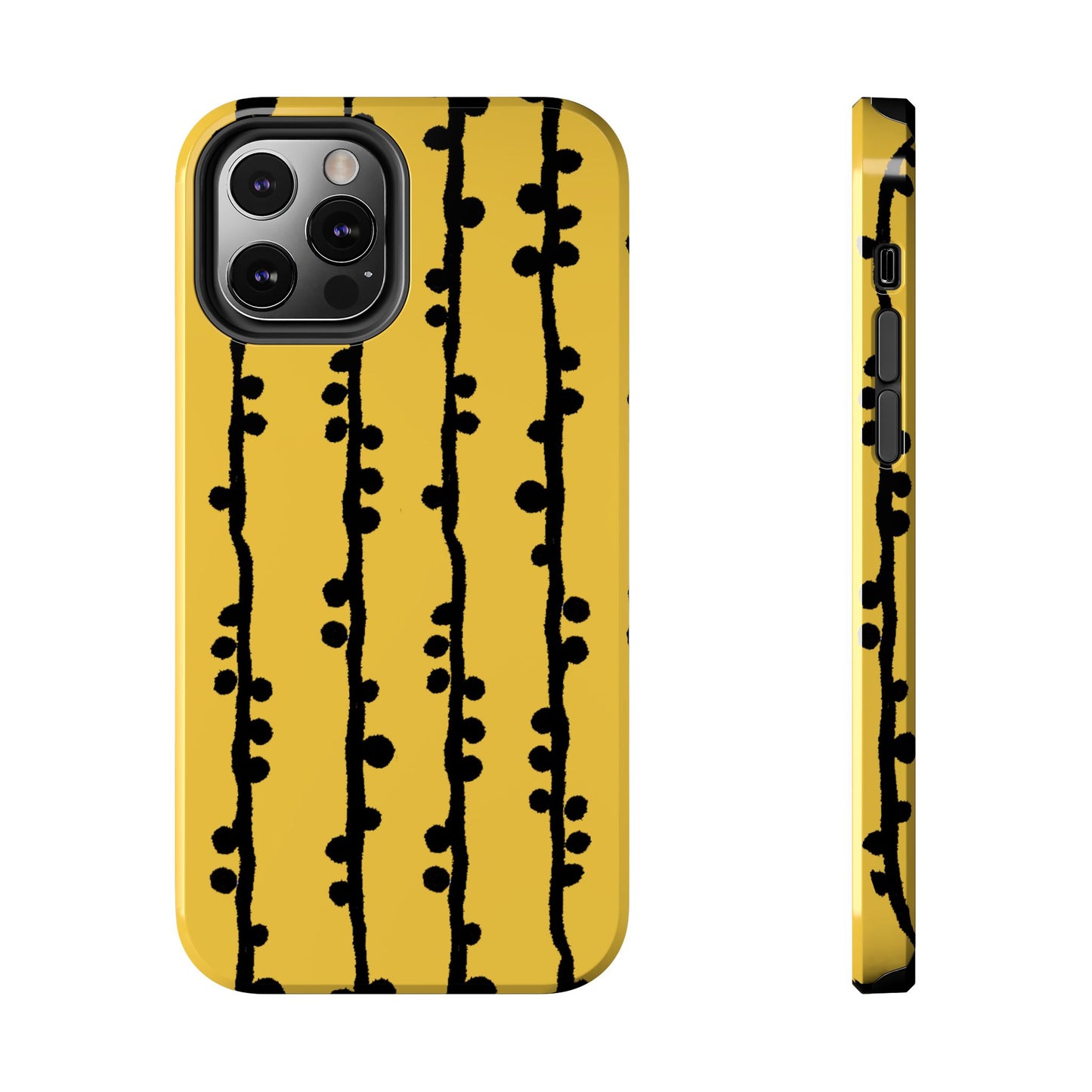 Loopy Stripe Yellow Phone Case