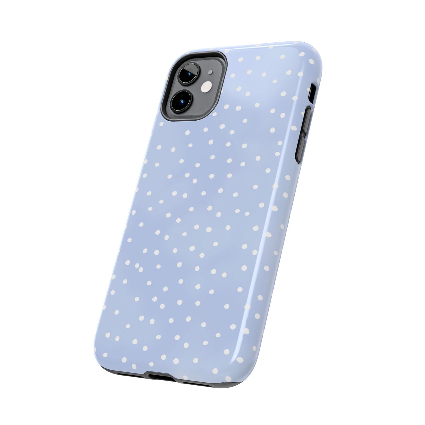 Petite Dots Blue / White Phone Case