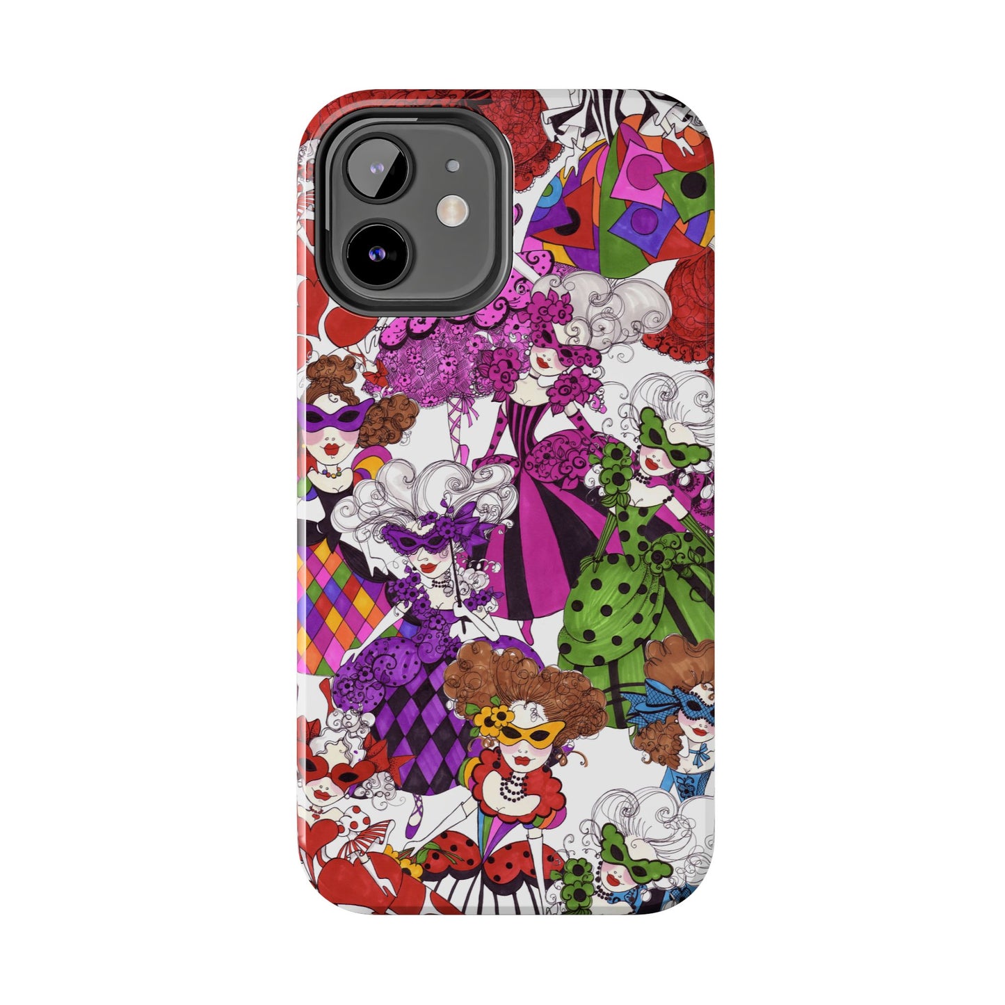 Crowded Dance Floor White Phone Case