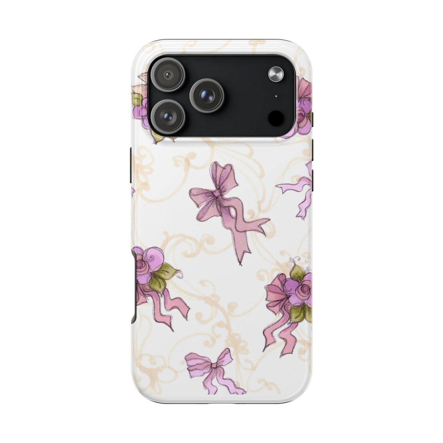 Flower Model Bow Flowers Phone Case