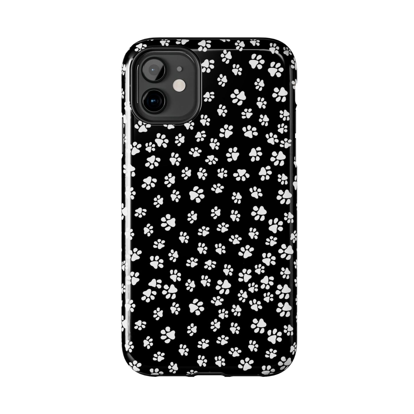 Little Paws Black / White Phone Case