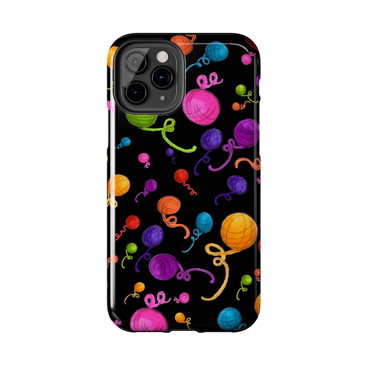 Yarniverse Black Phone Case