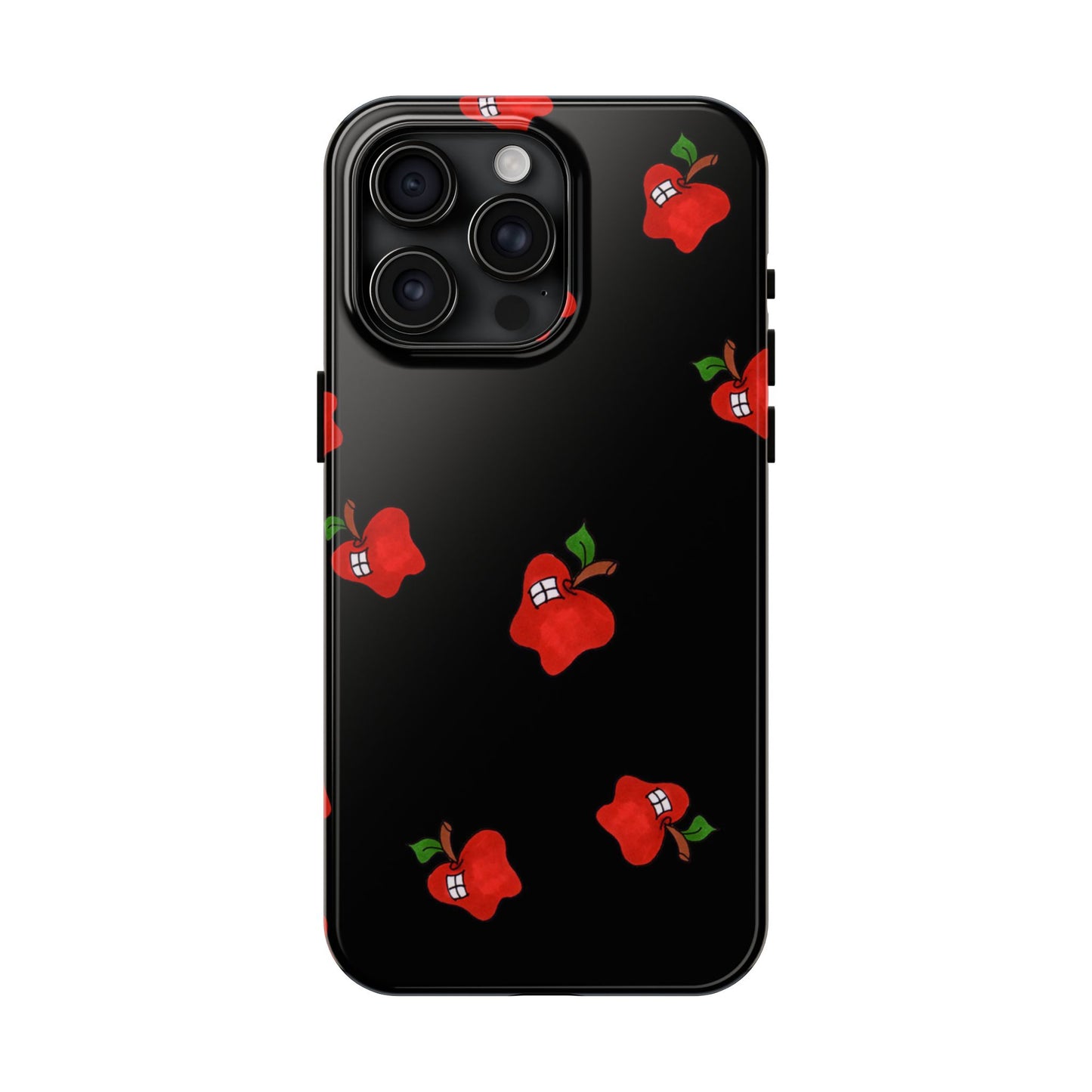 Flying Apples Black Phone Case