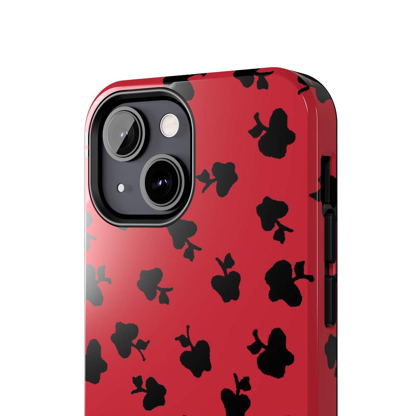 Happy Apples Red / Black Phone Case