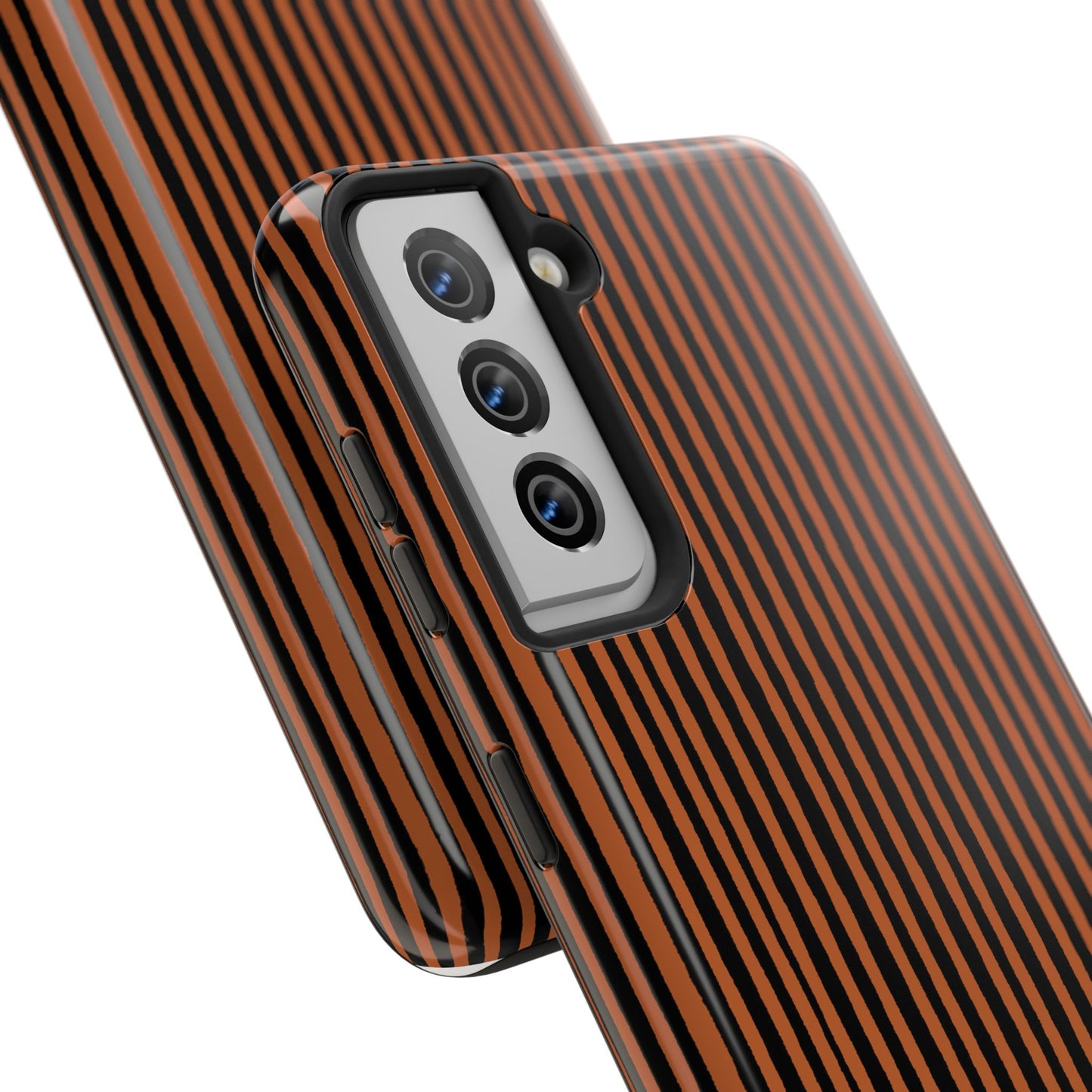 Happy Stripe Spice / Black Phone Case