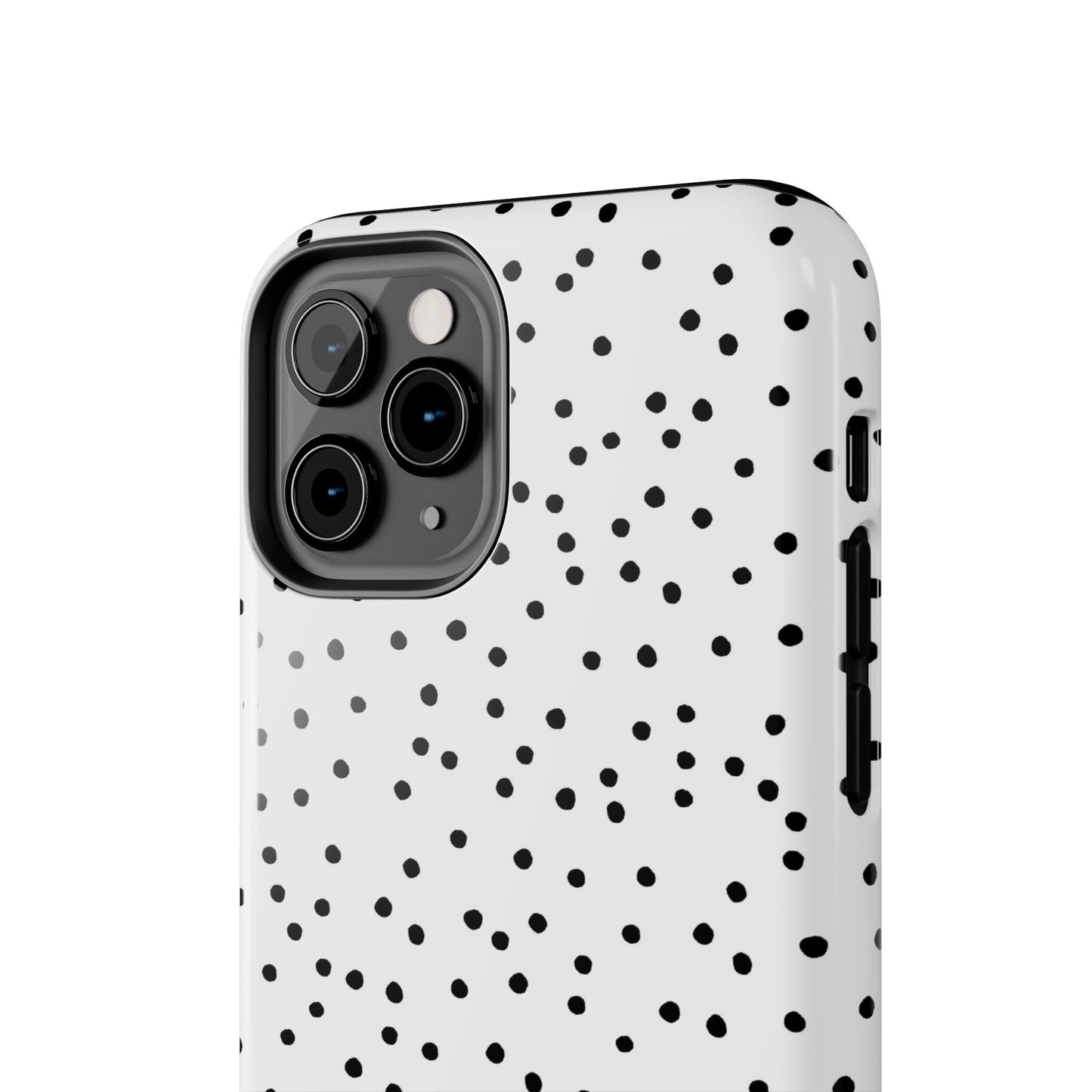 Dinky Dots White / Black Phone Case