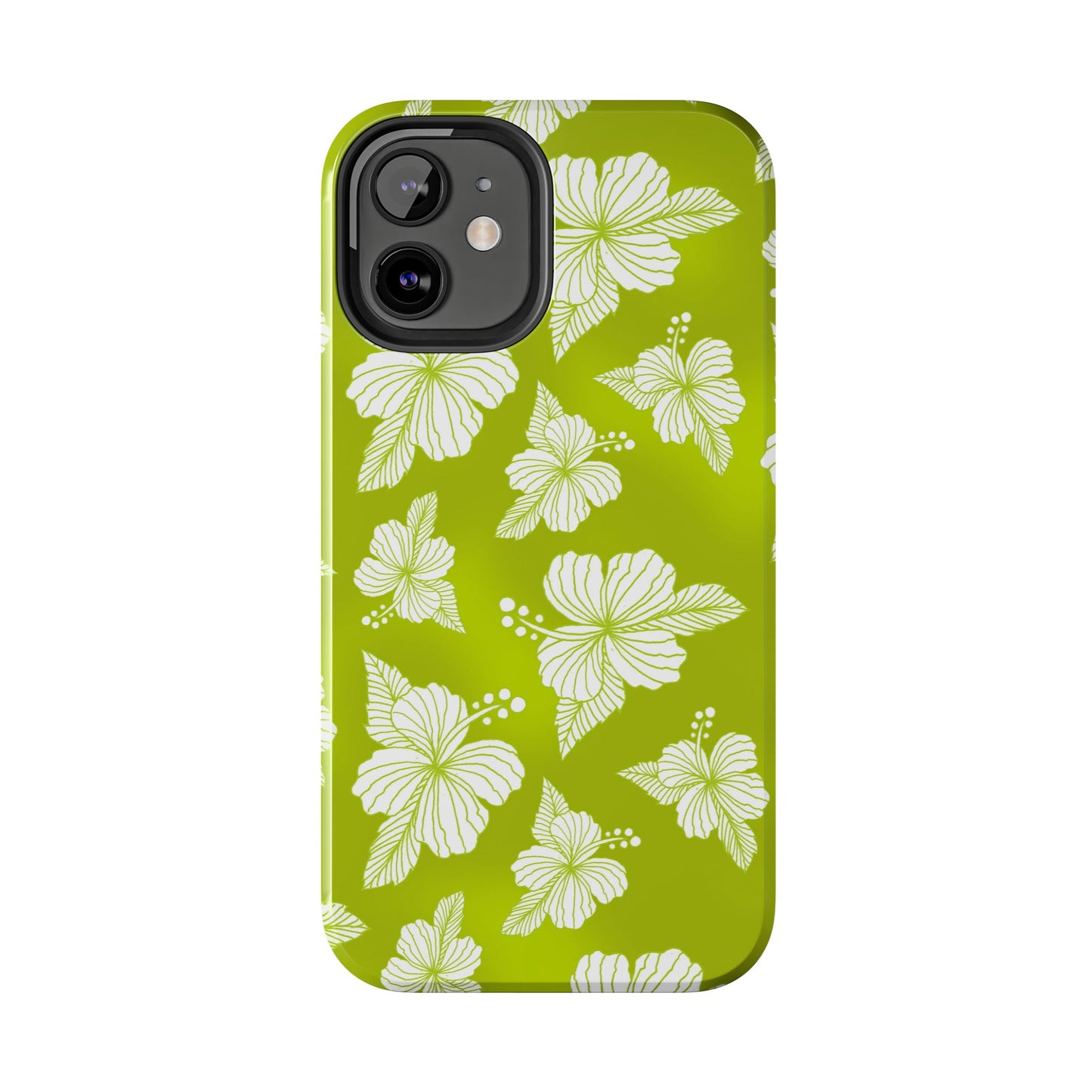 Hibiscus Green Phone Case