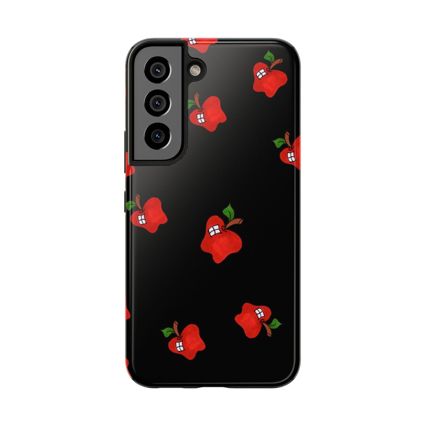 Flying Apples Black Phone Case