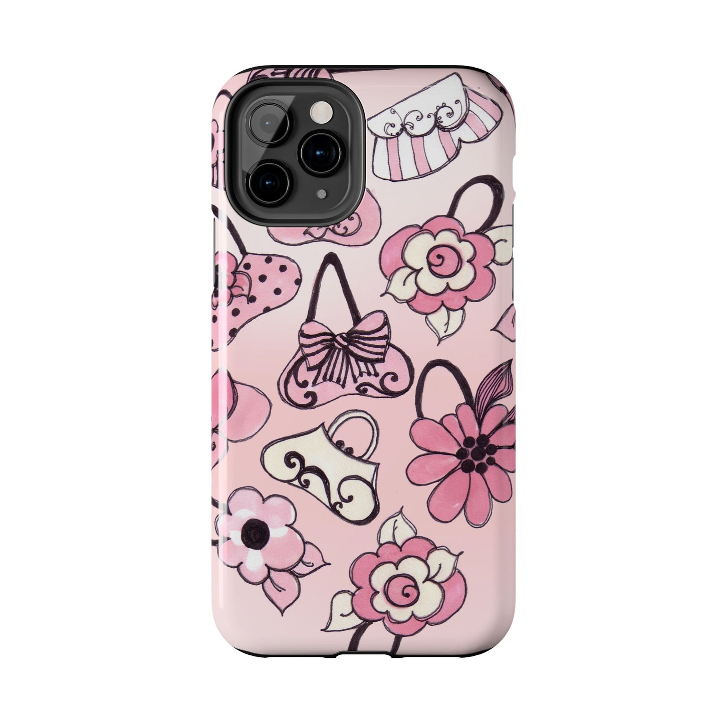 Cat Bags Pink Phone Case