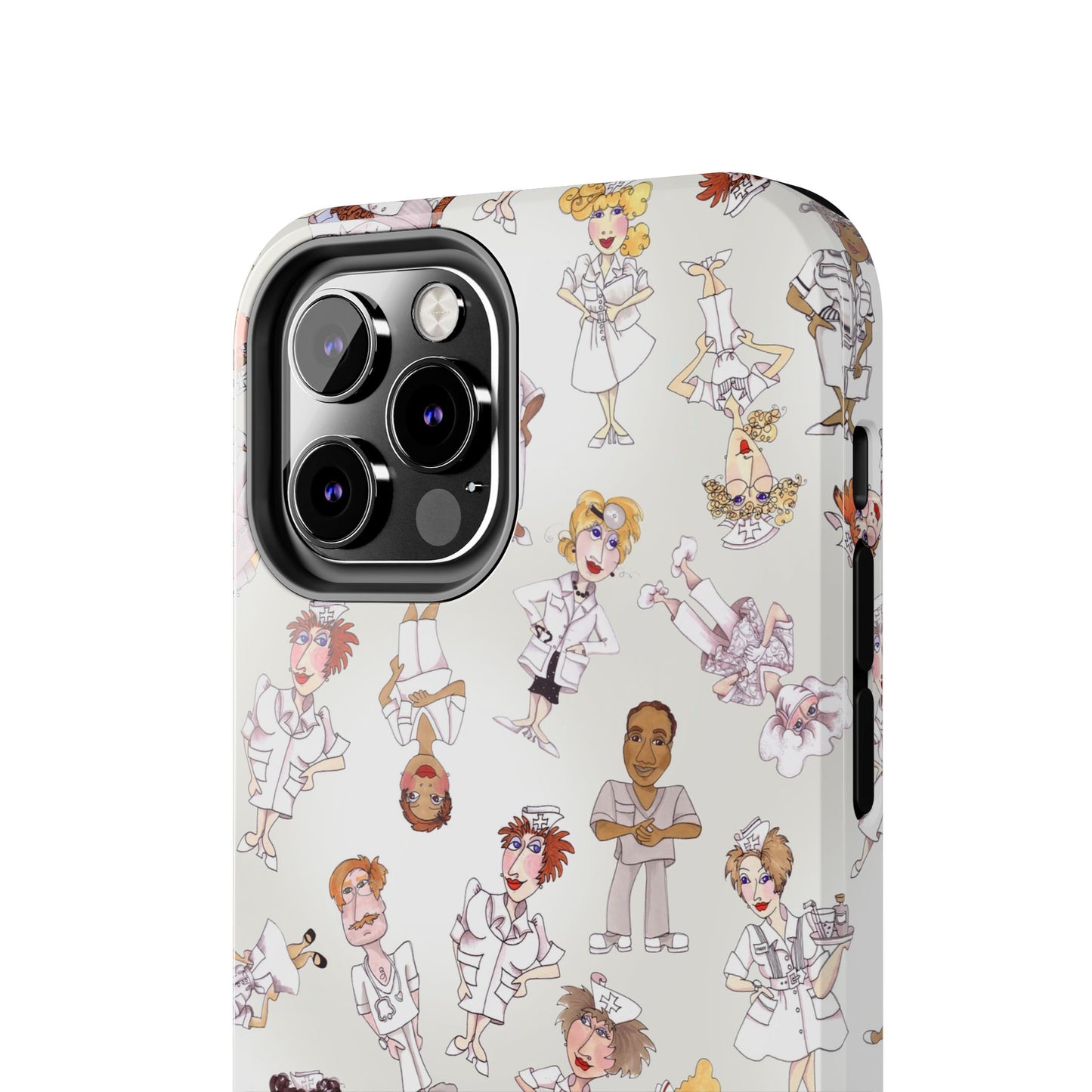 Tossed Nurses Gray Phone Case