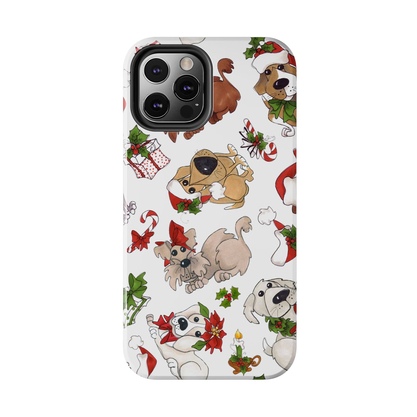 Doggie Toss White Phone Case