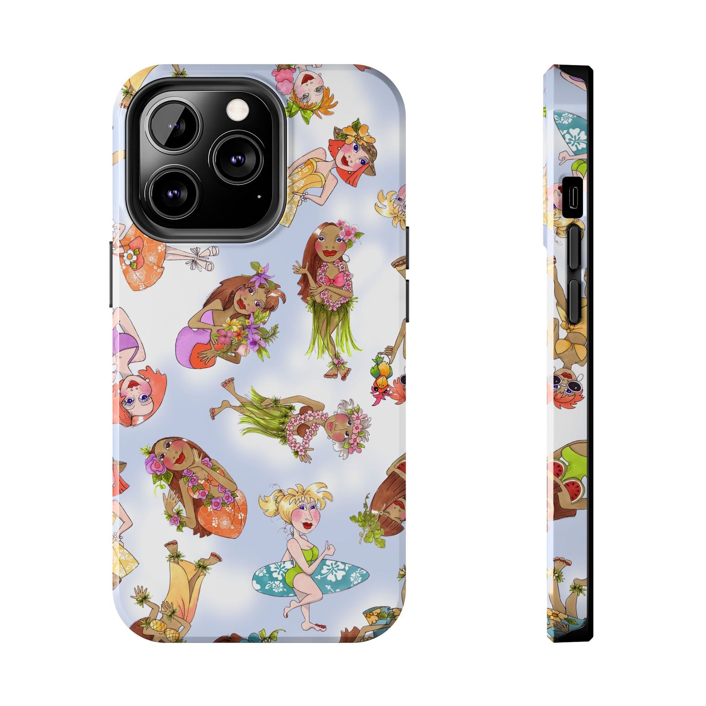 Island Toss Blue Sky Phone Case