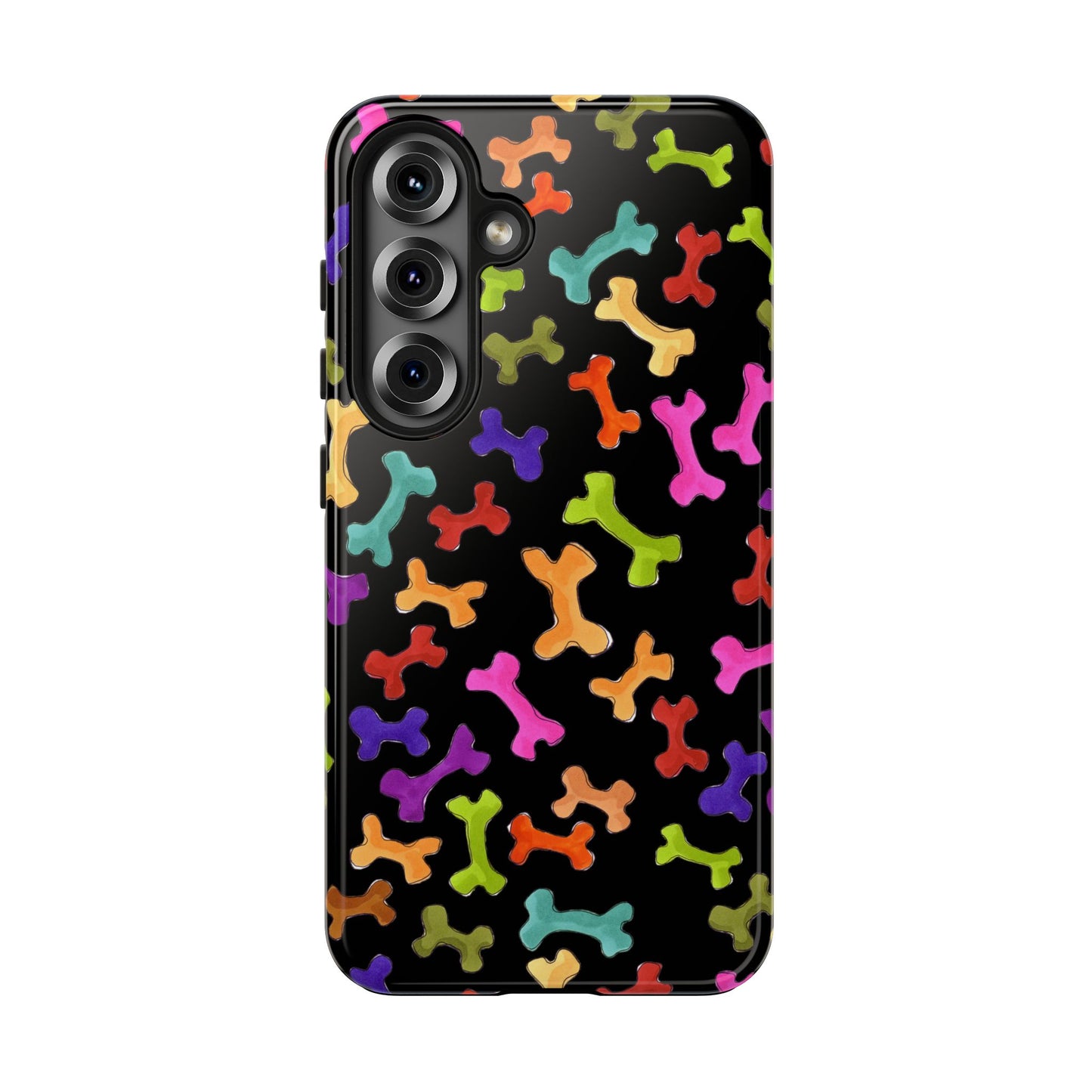 Happy Bones Black Phone Case