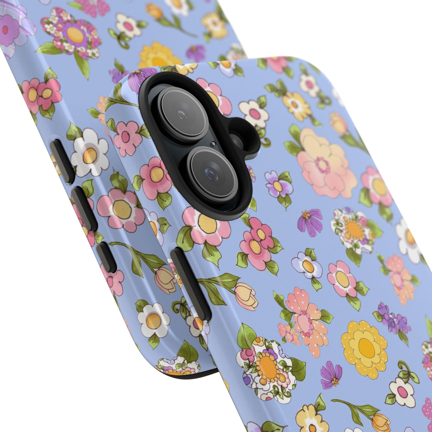 Flowery Blue Phone Case