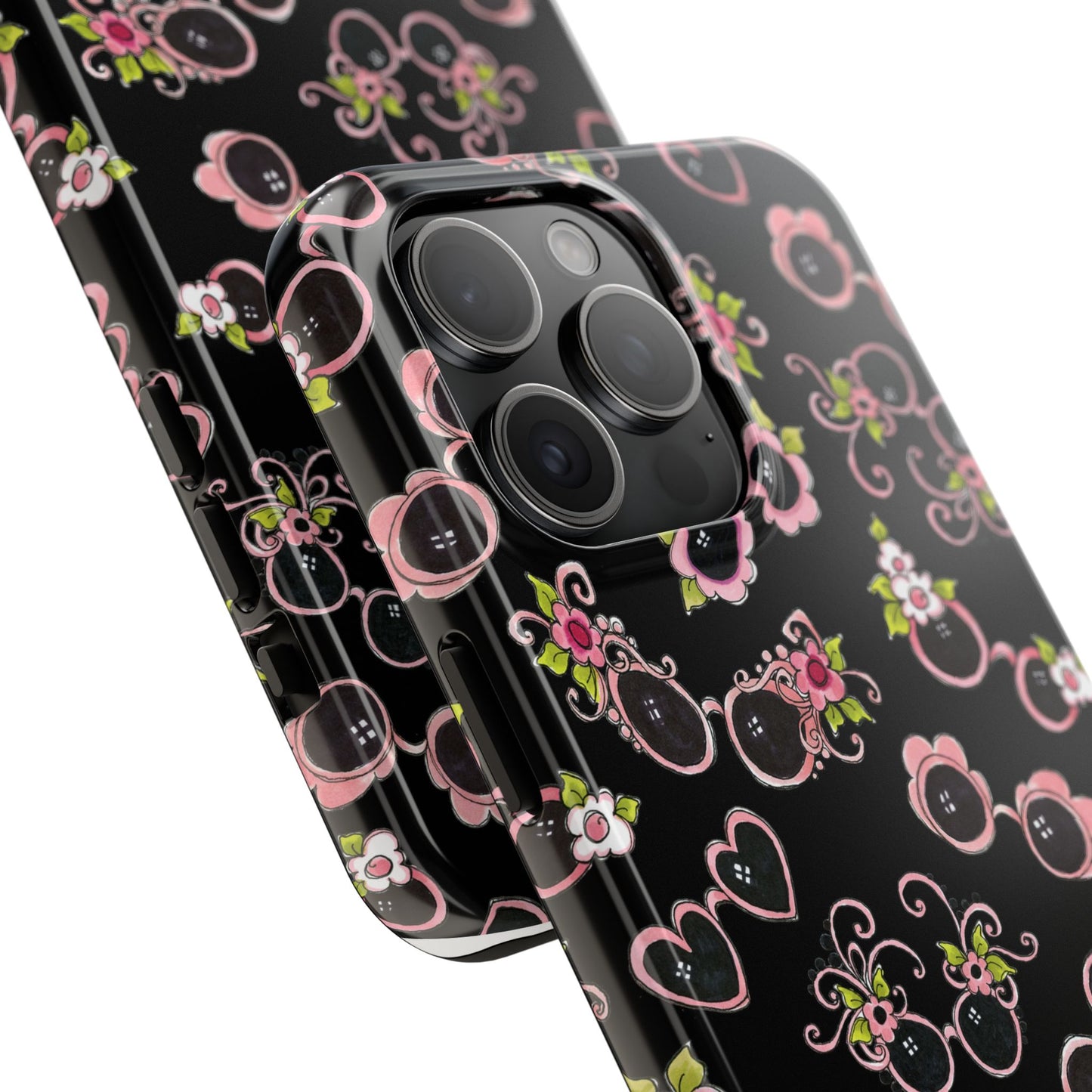 Tossed Shades Black Phone Case