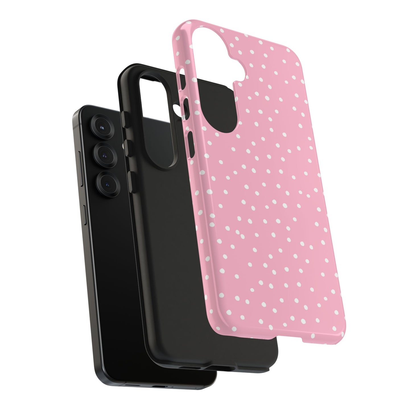 Dinky Dots Pink / White Phone Case