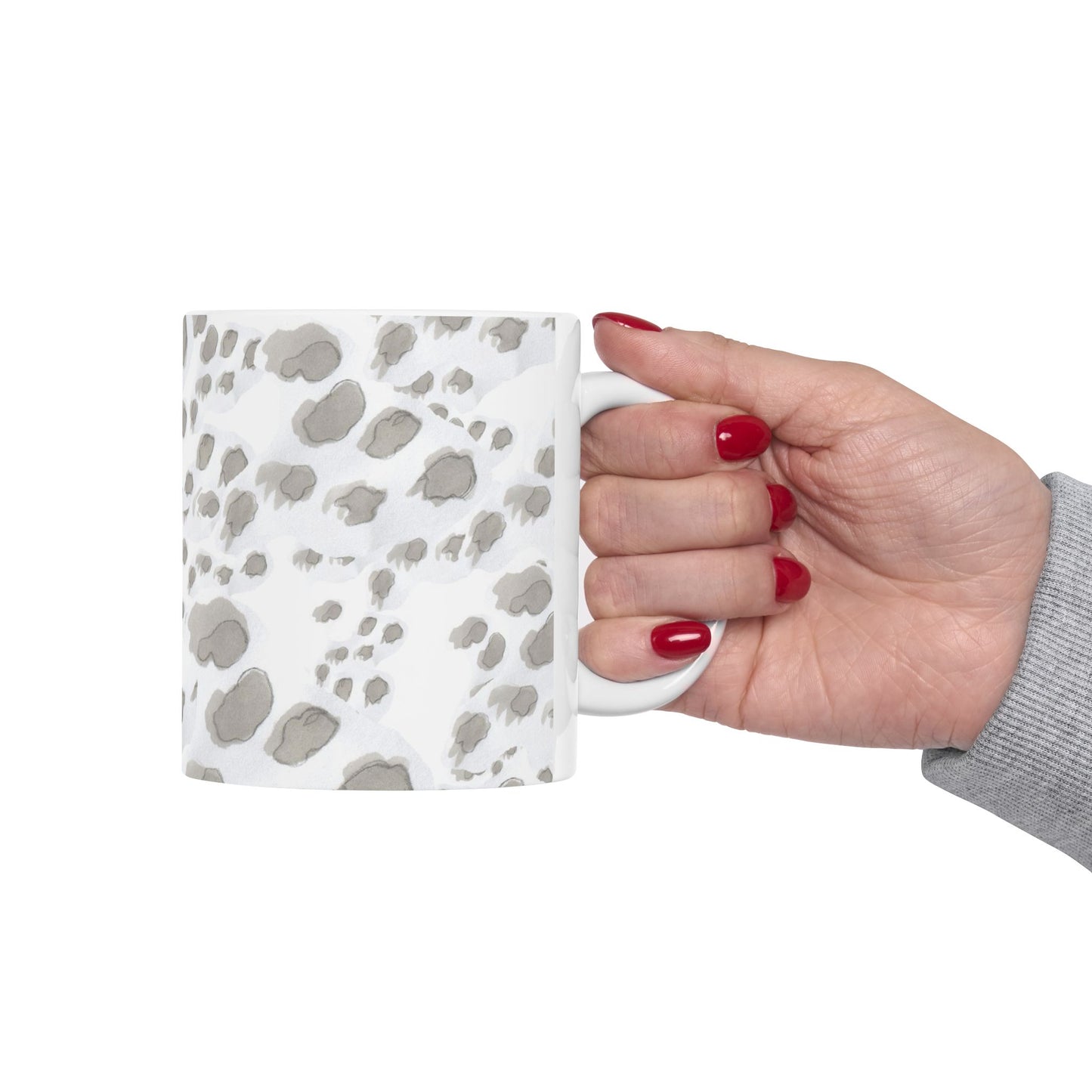 Kitty Dots White Cup