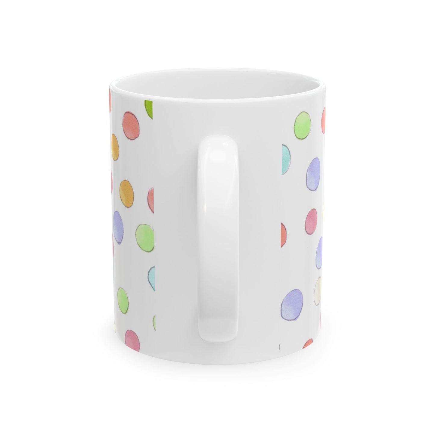 Happy Dots White Cup