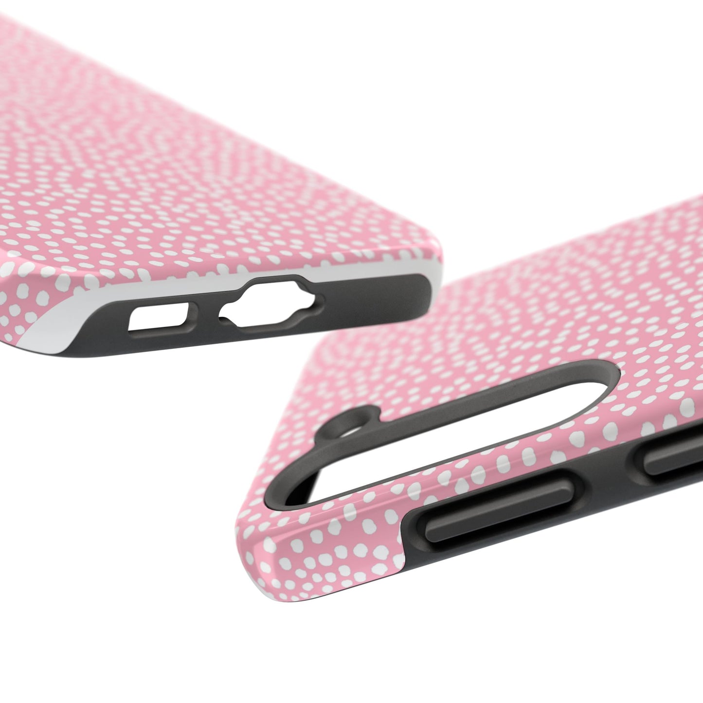 Bitty Dots Pink / White Phone Case
