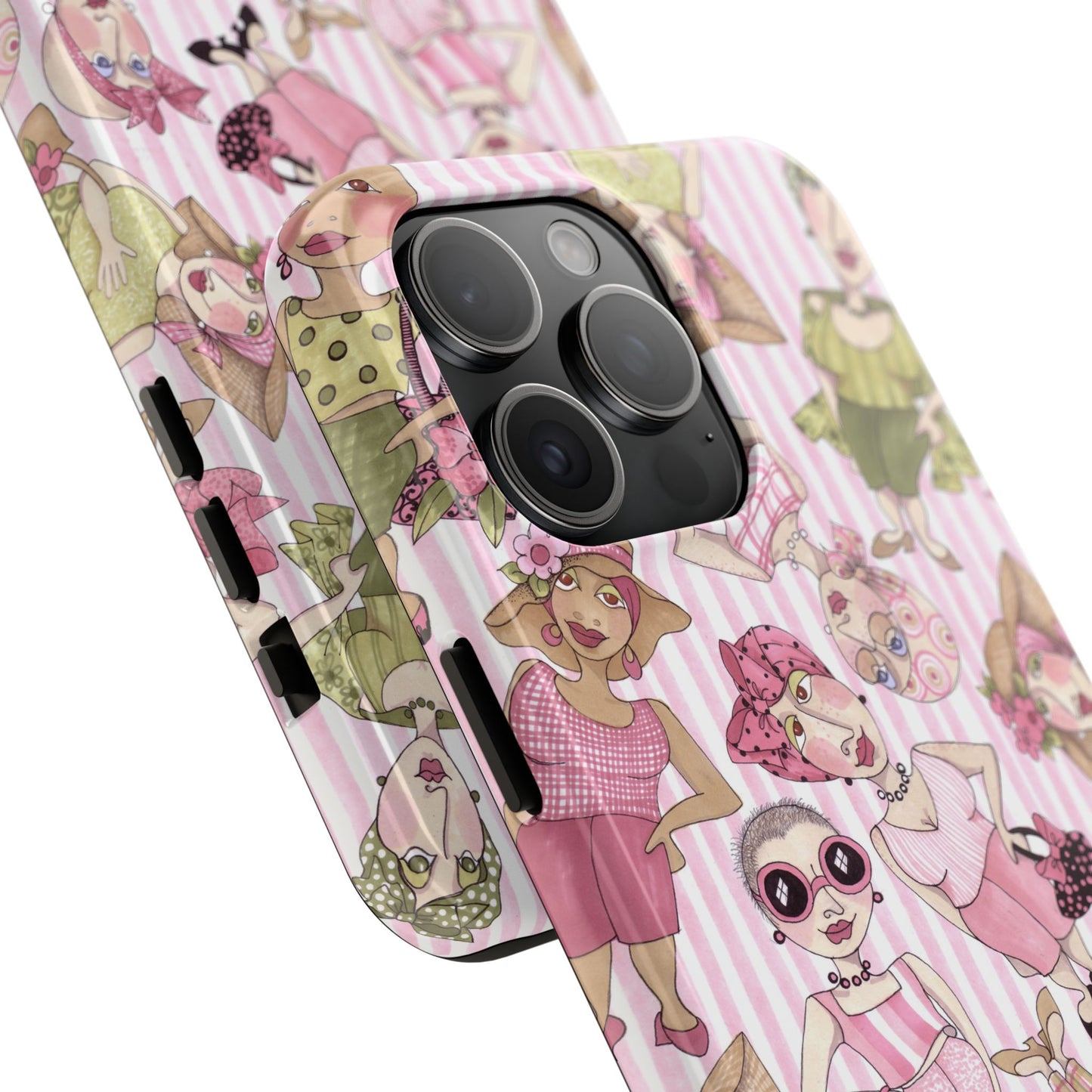 Tossed Ladies Pink Phone Case