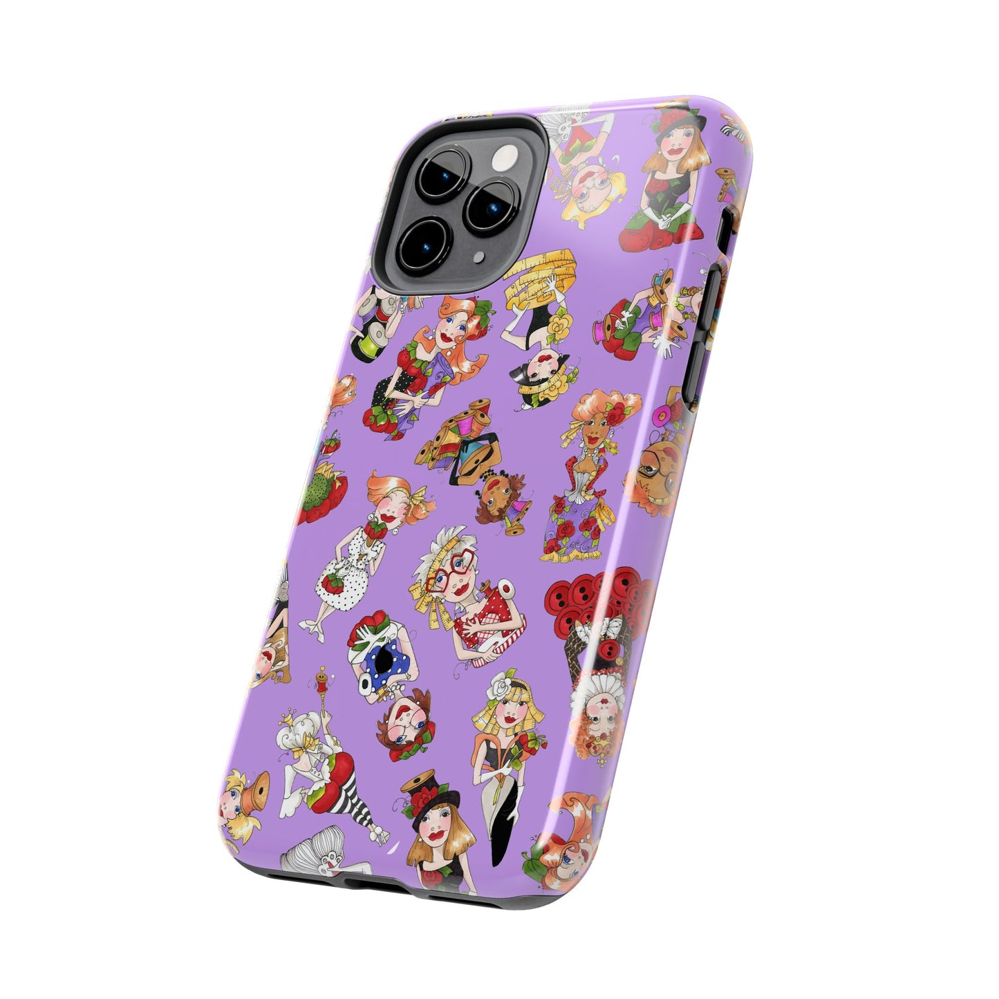 Curious Toss Purple Phone Case
