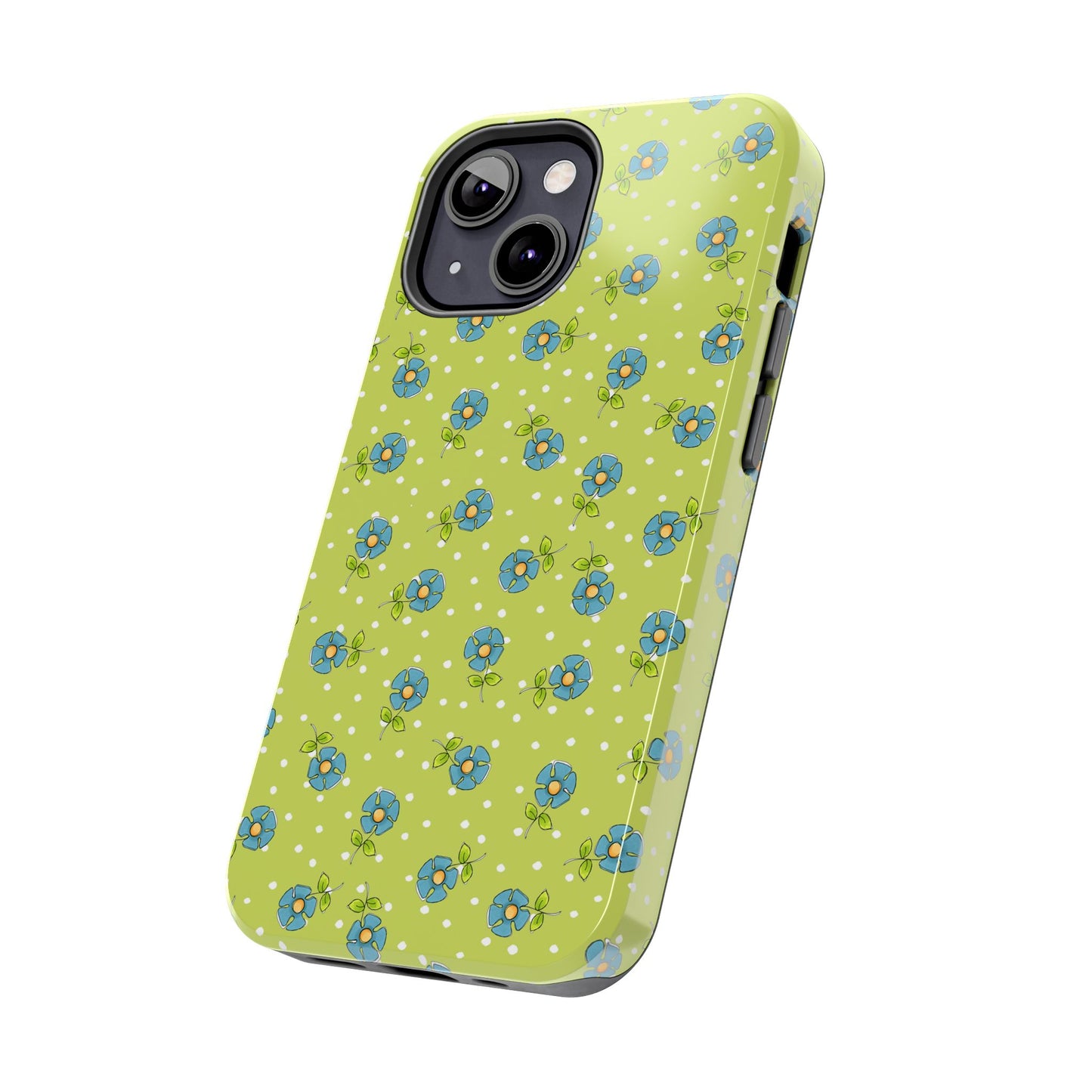 Daisy Dots Green Phone Case