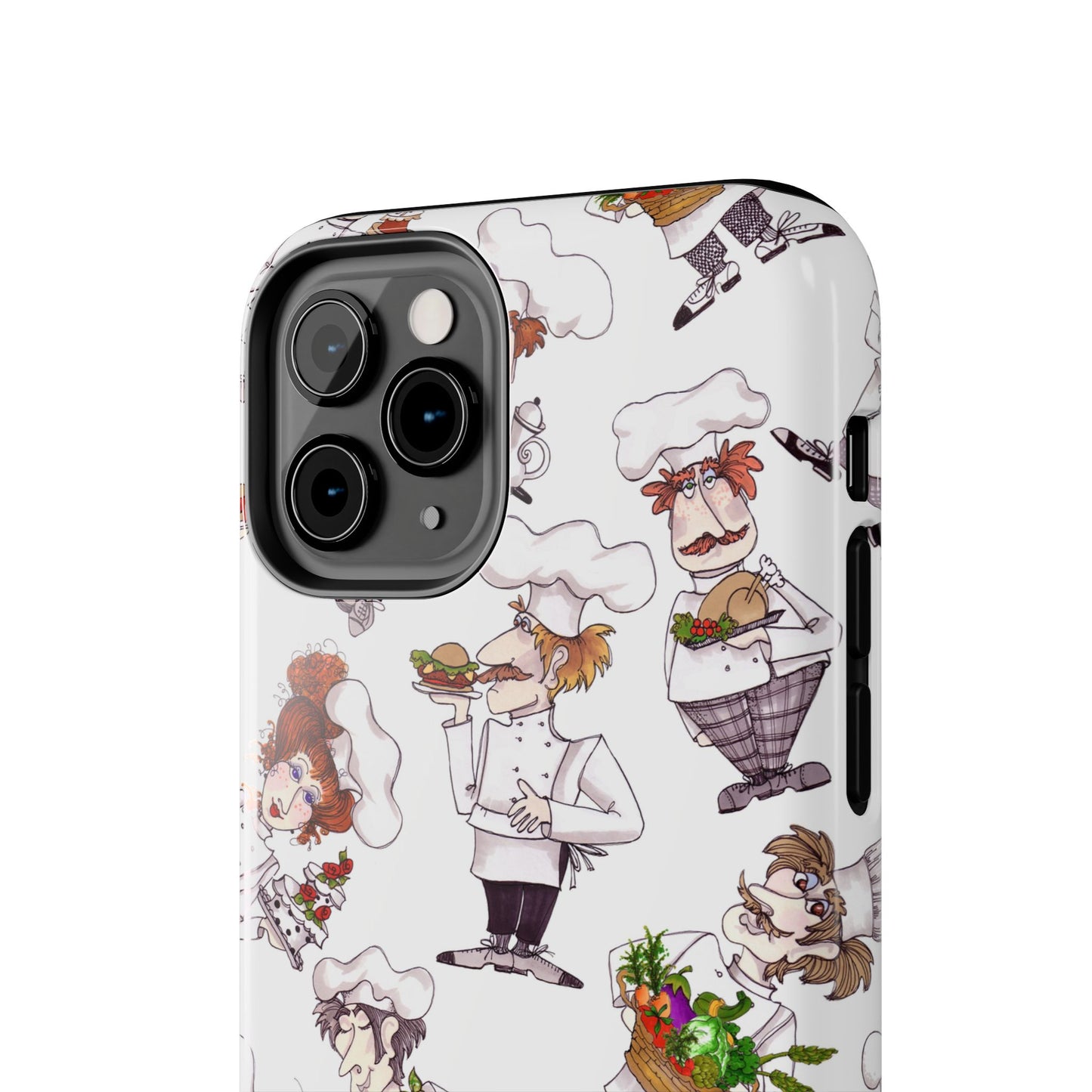 Tossed Chefs White Phone Case