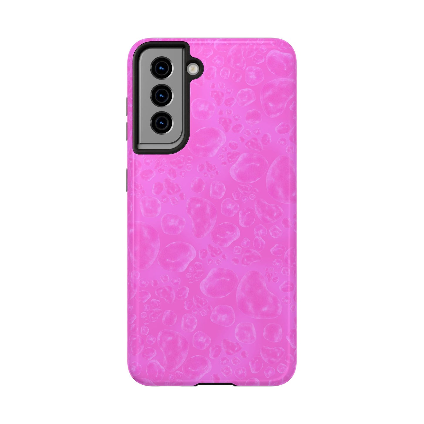 Paw Dots Cerise Phone Case
