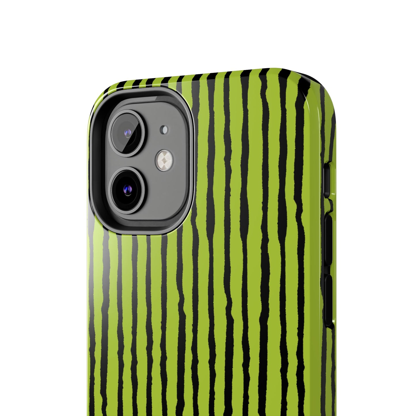 Sorta Stripe Green / Black Phone Case