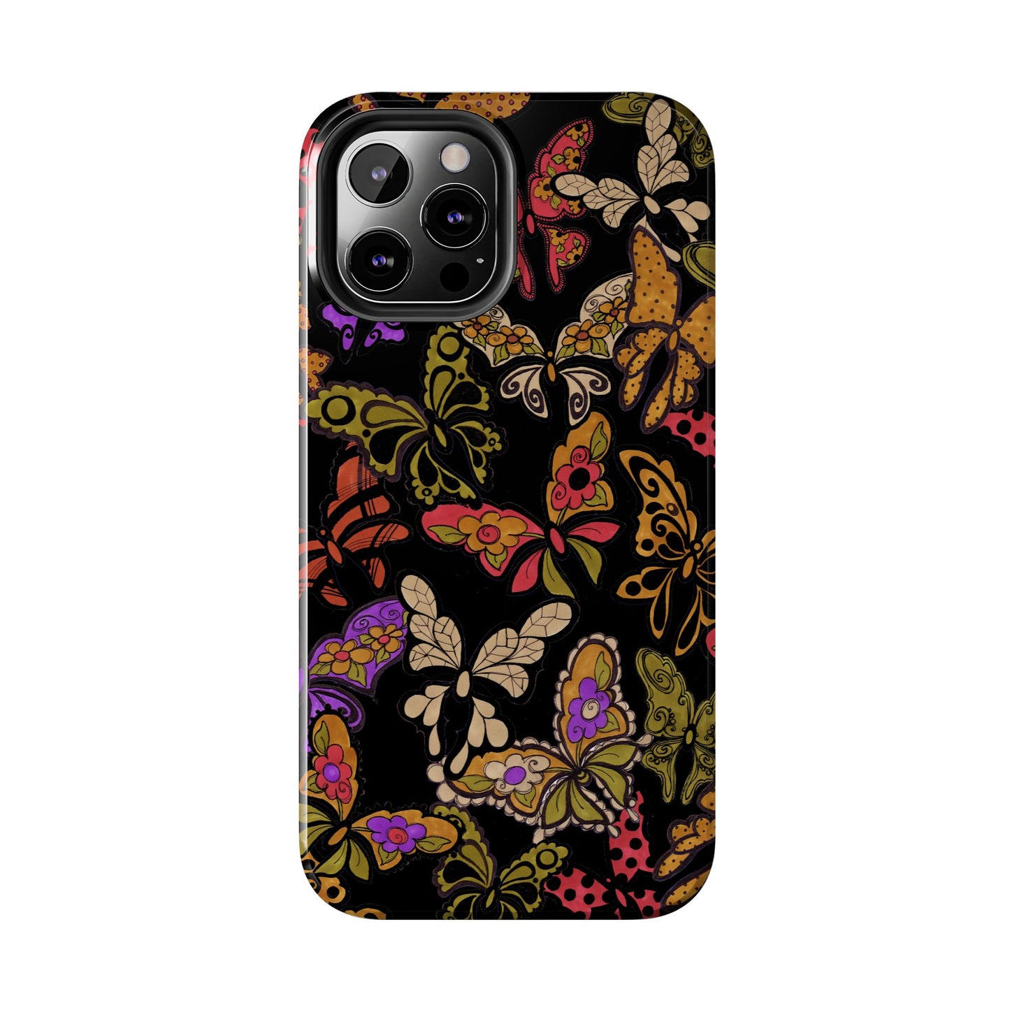 Flighty Black Phone Case