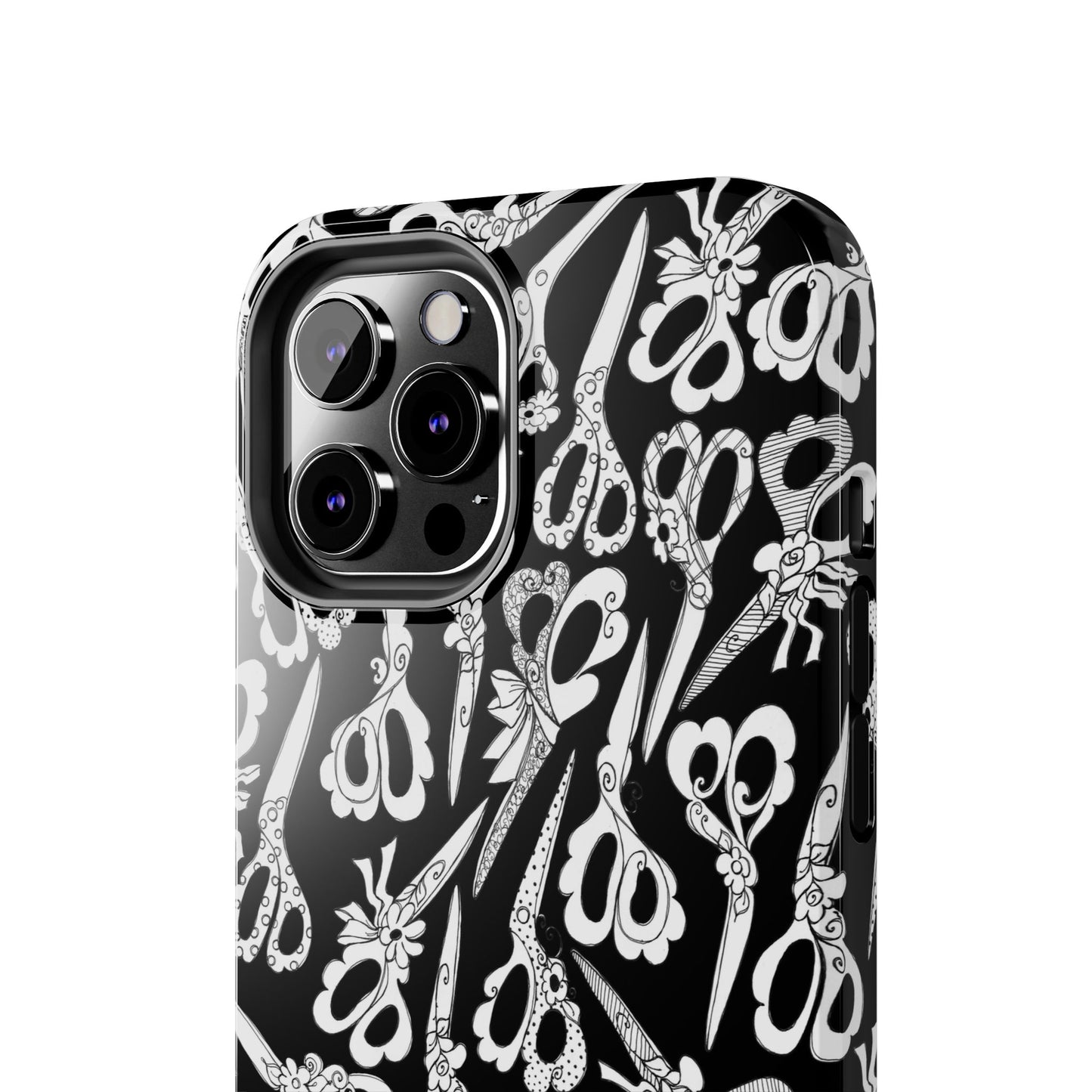 Scissor Blizzard Black Phone Case