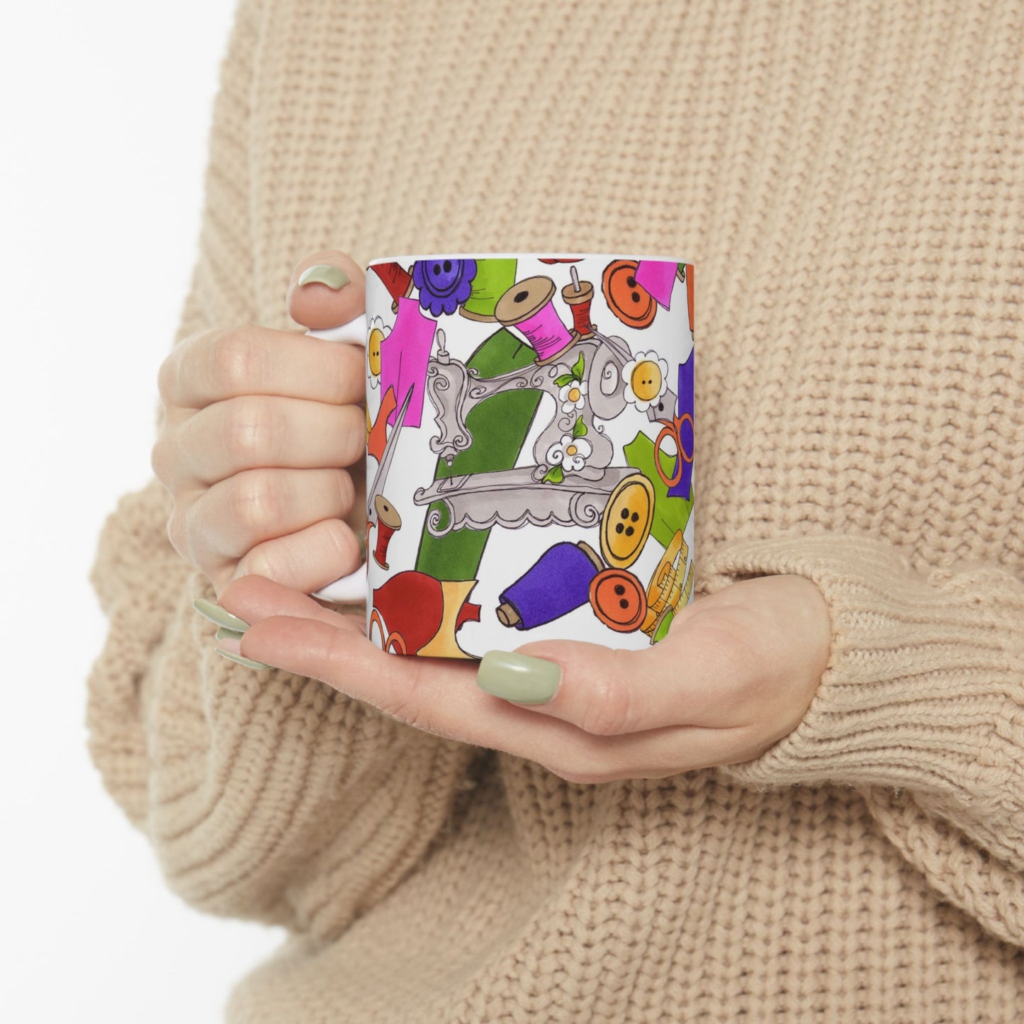 Kaleidasew White Cup