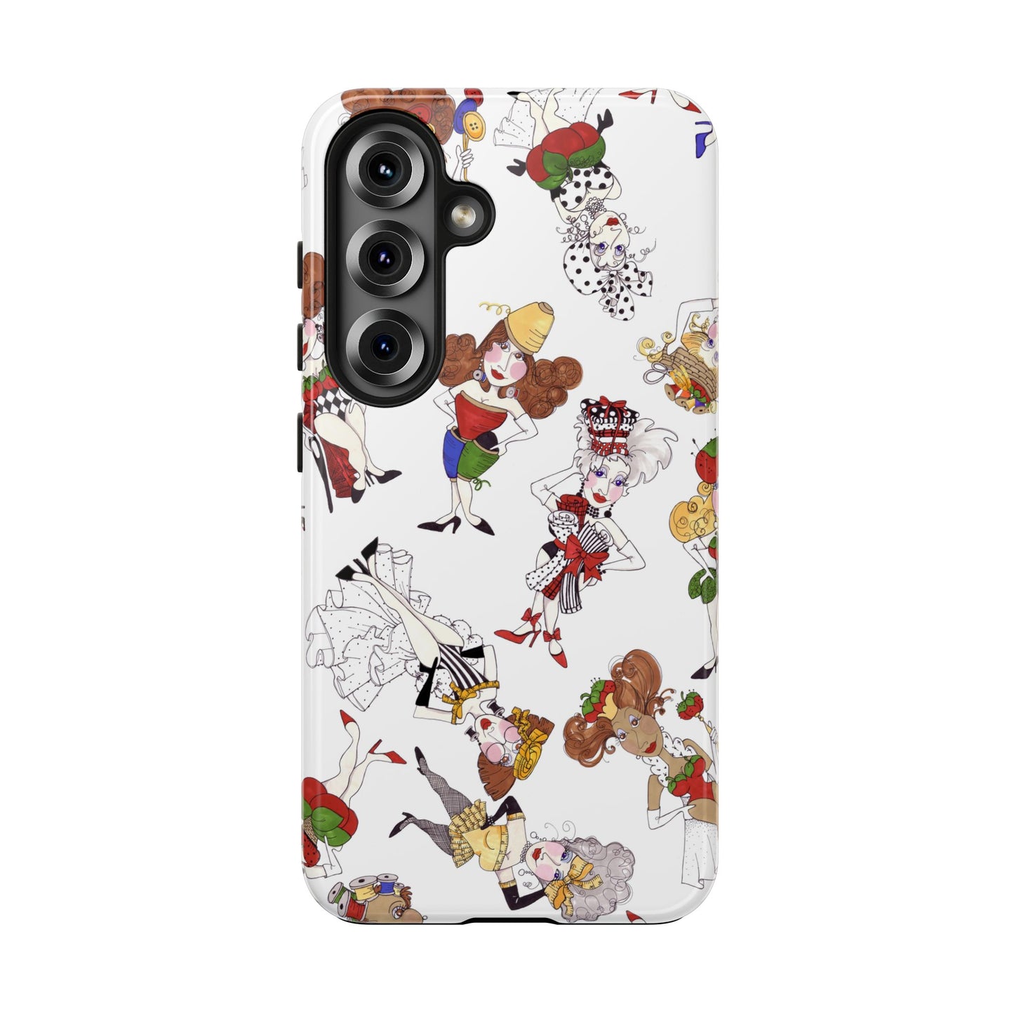 Sew Tossed White Phone Case