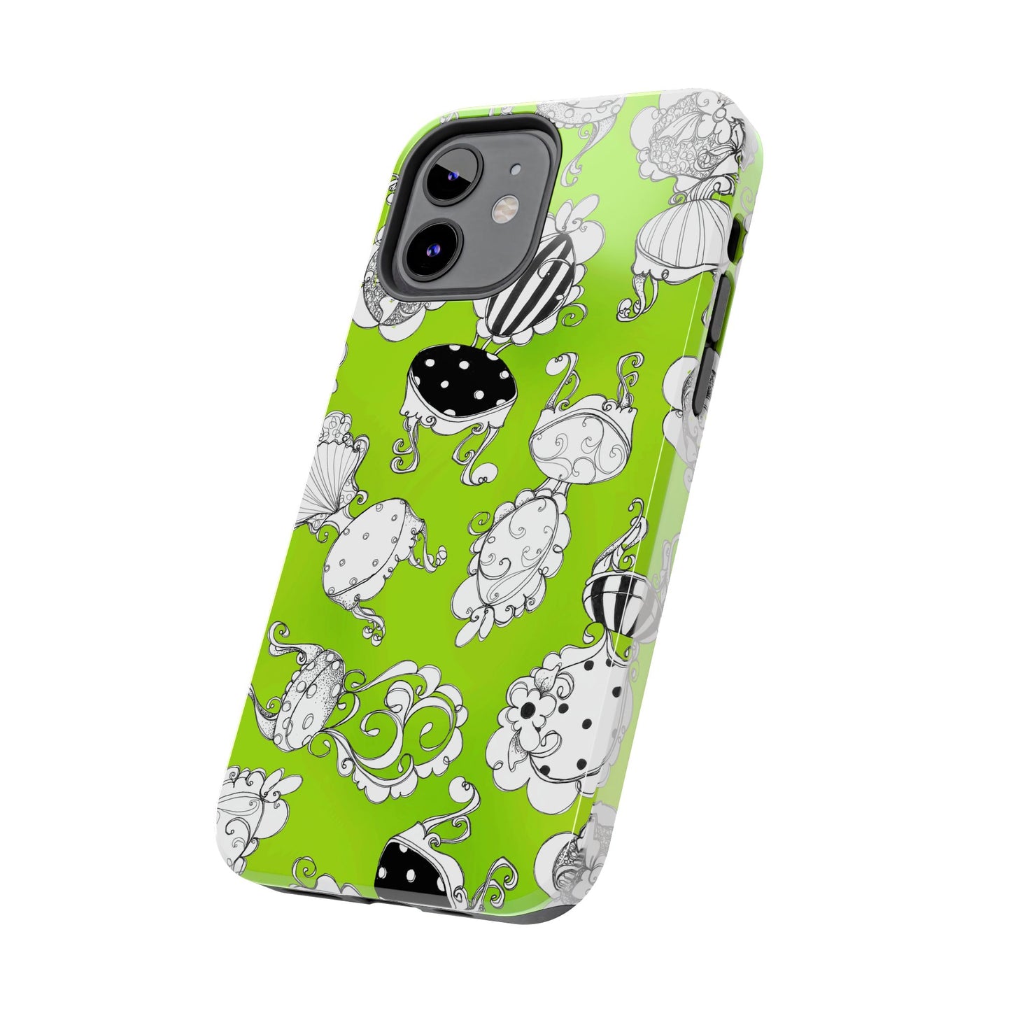 Bistro Chairs Lime Phone Case