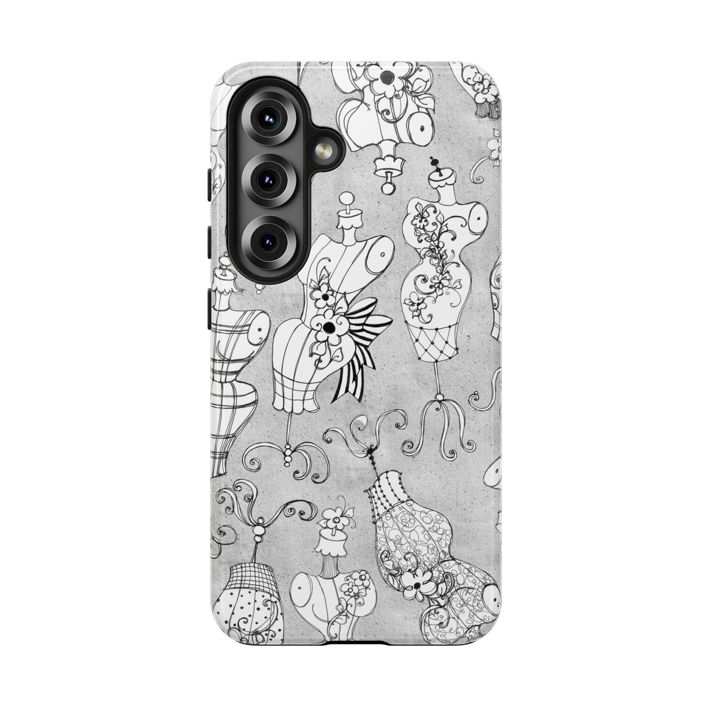 Mannequineque Silver Phone Case