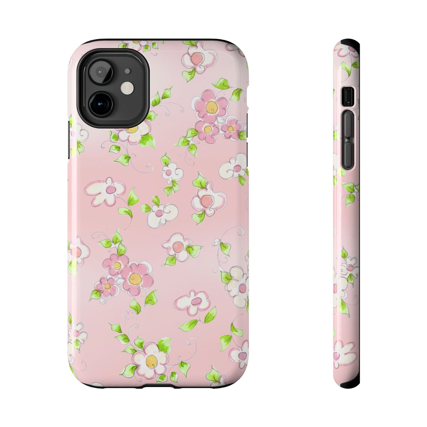 Precious Posies Pink Phone Case
