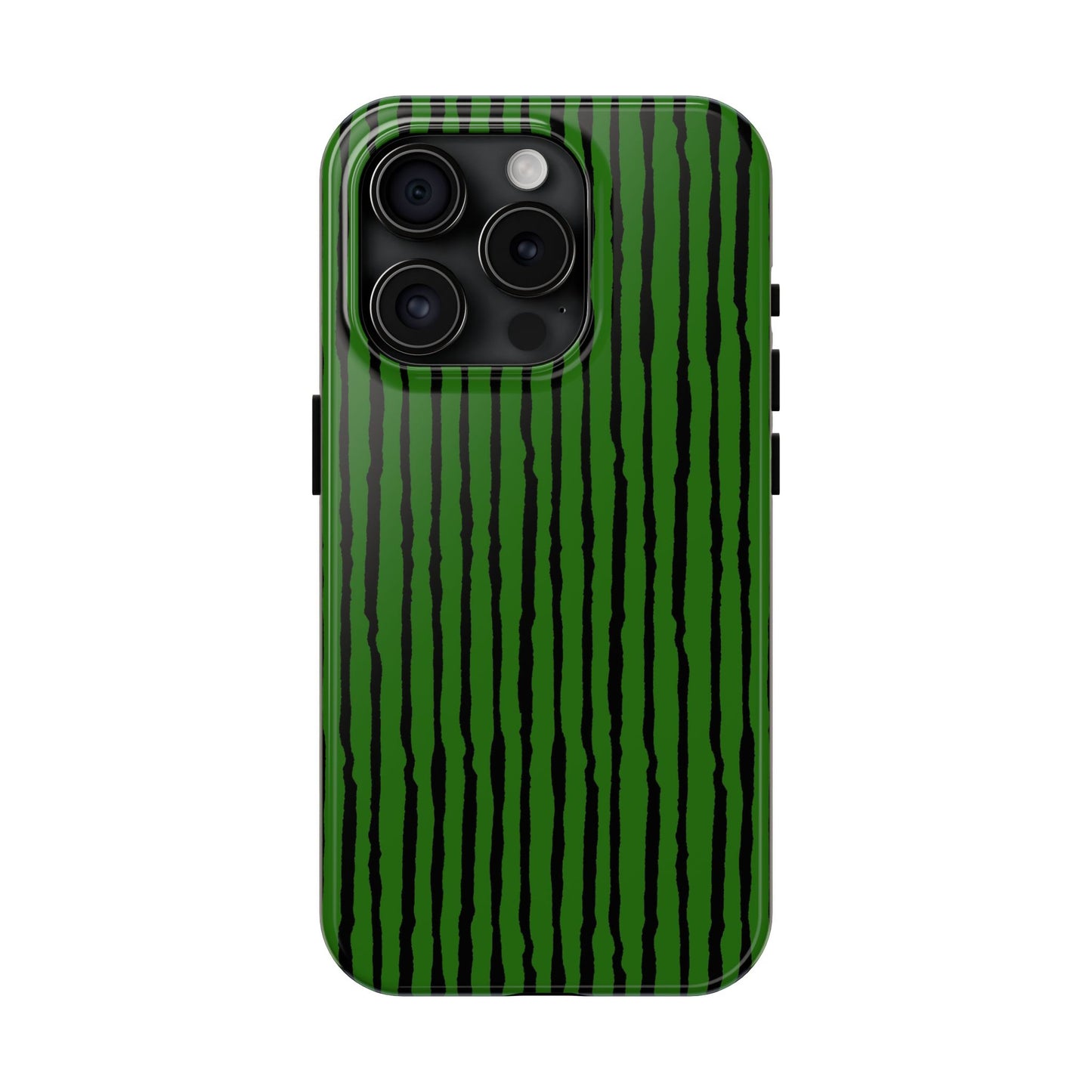 Sorta Stripe Green / Black Phone Case
